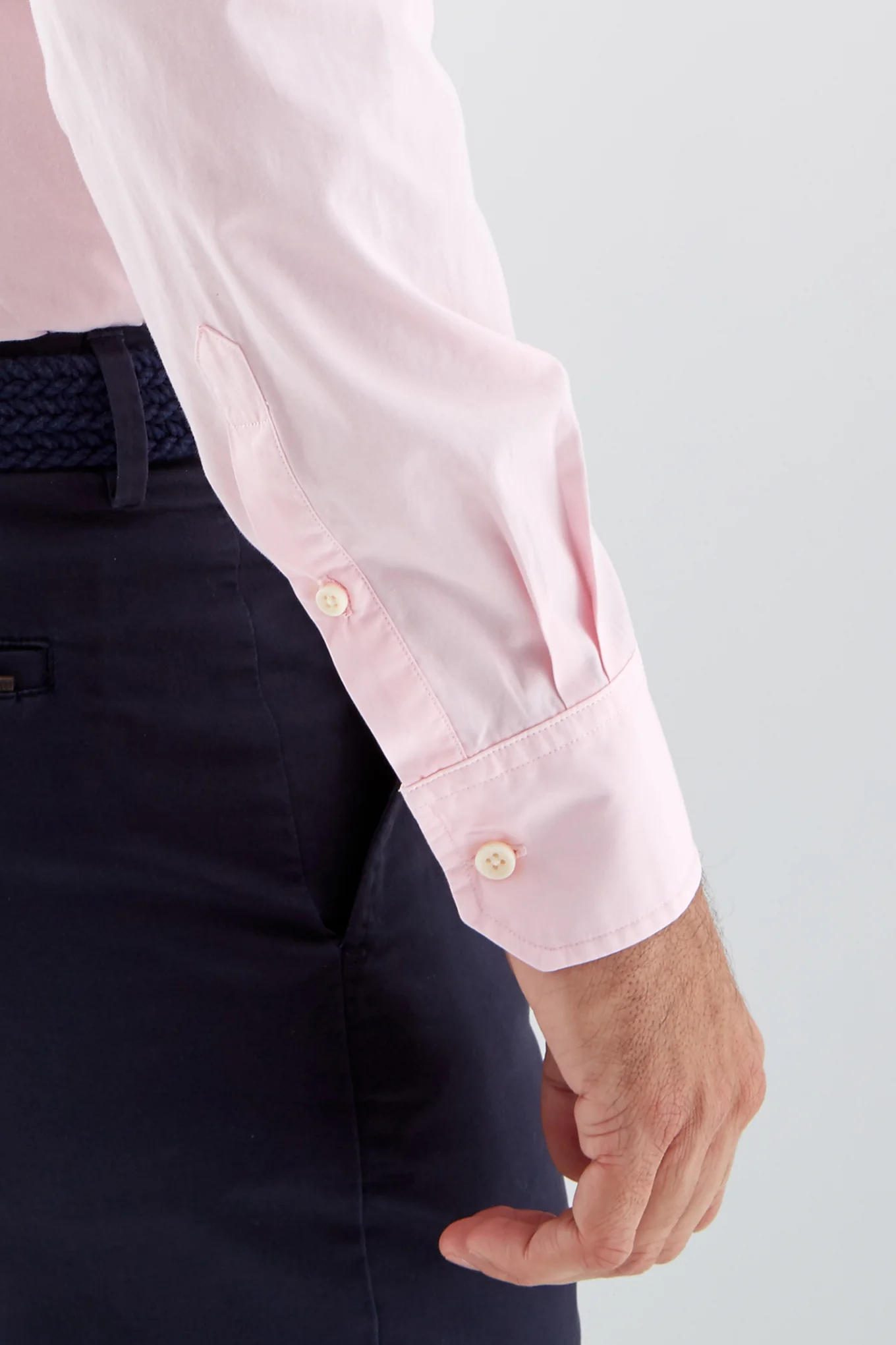 Men's Plain Cotton Slim Fit Shirt - Image 29