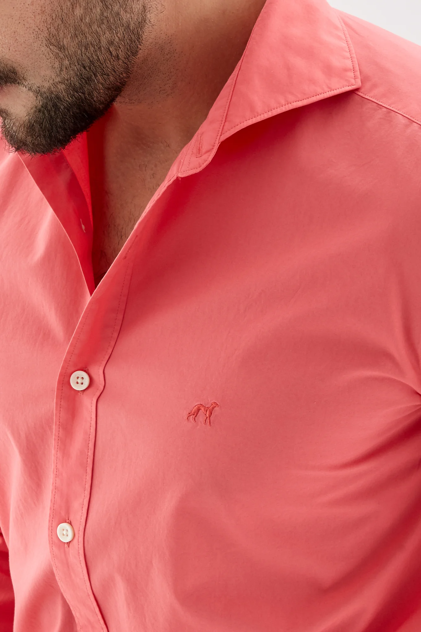 Men's Plain Cotton Slim Fit Shirt - Image 43