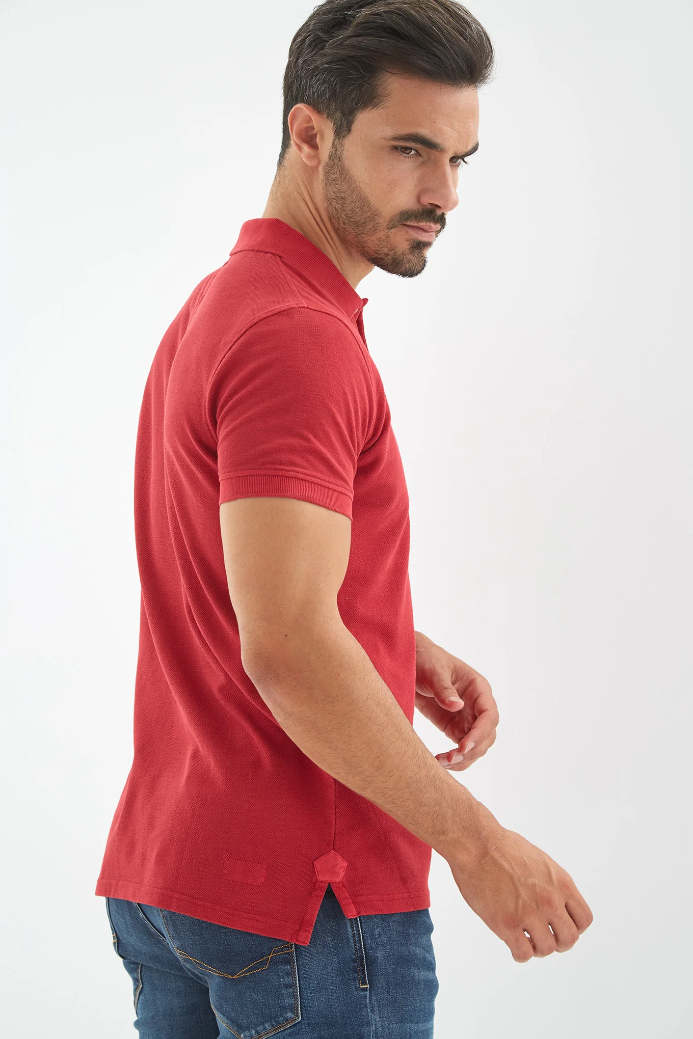 Men's Plain Piquet Polo Shirt - Image 13