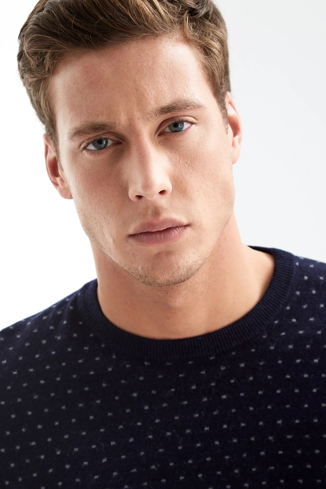 Men's Polka Dot Knitwear Sweater - Image 10