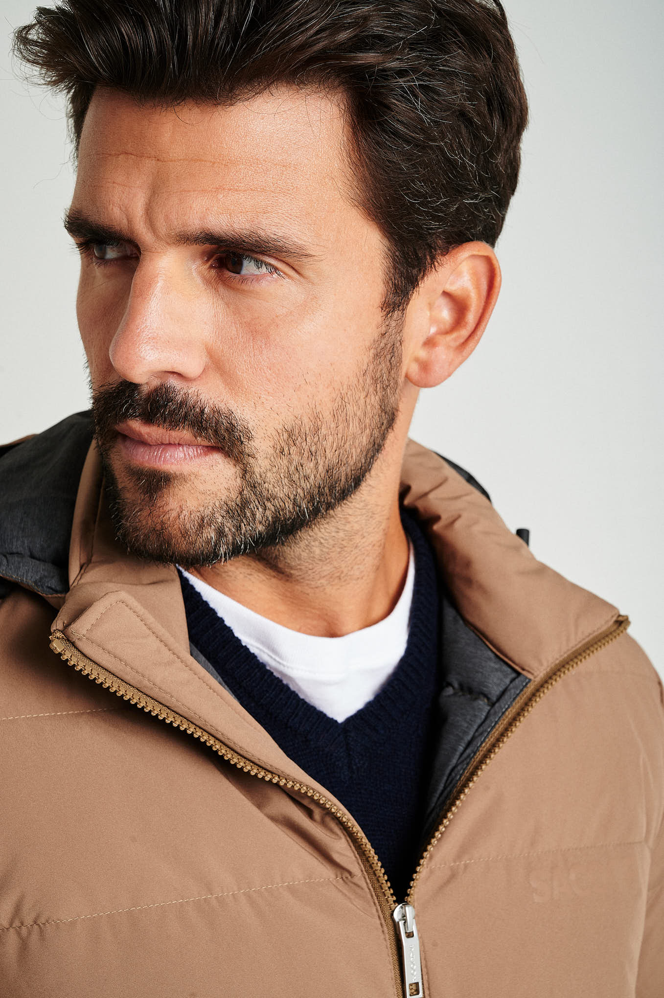 Men's recycled light down jacket - Image 2