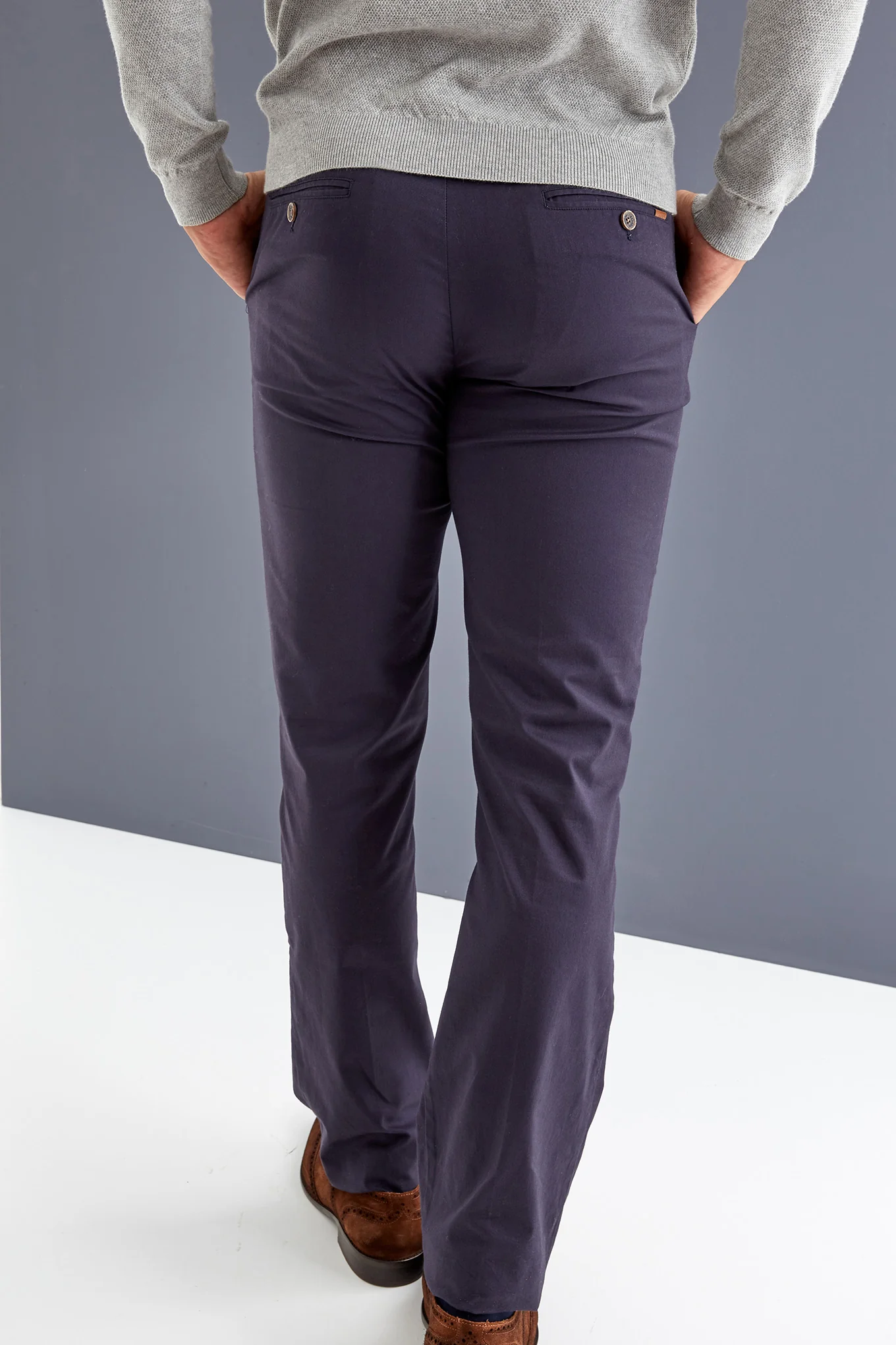 Men's Regular Chino Trousers - Image 12