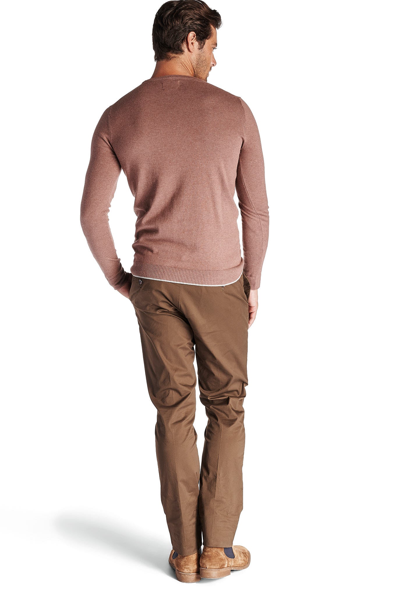 Men's Regular Fit Casual Sweater with Cashmere and Silk - Image 17