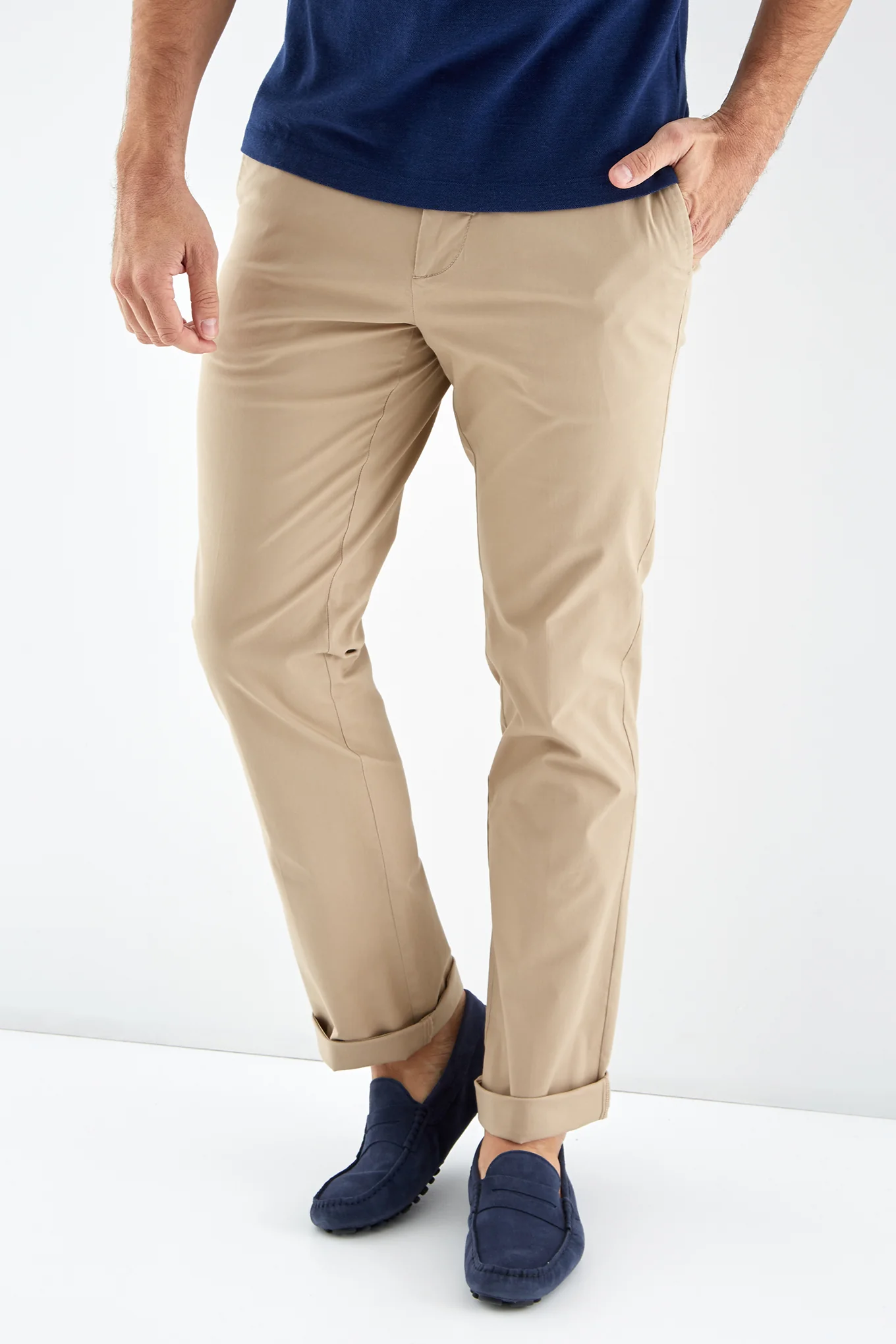 Men's Regular Fit Chino Trousers - Image 2