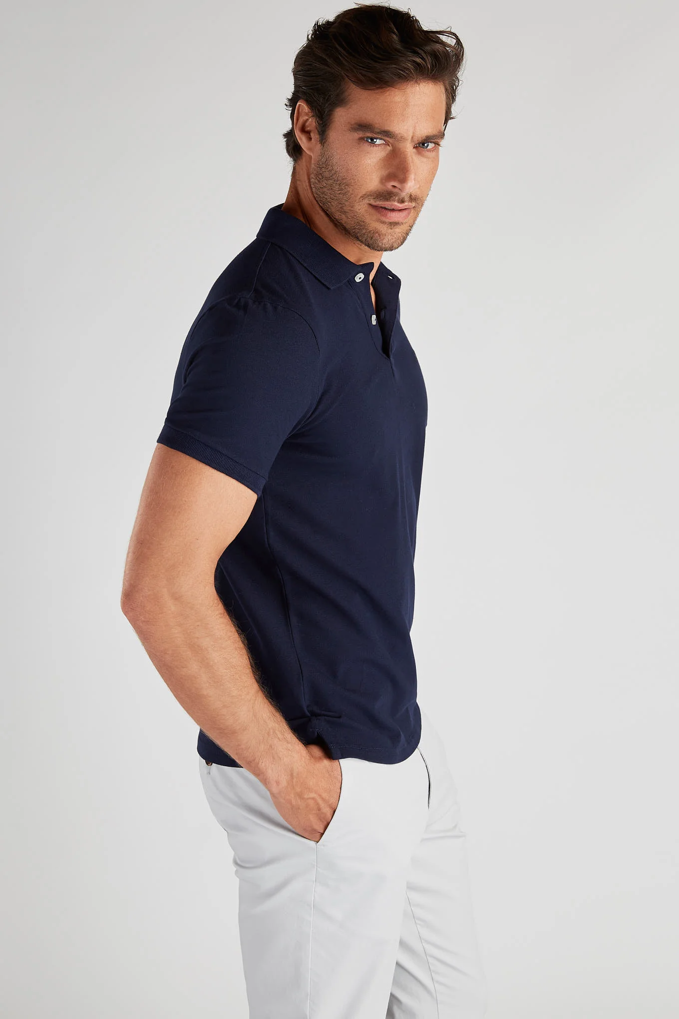 Men's Regular Fit Sport Polo Piquet Shirt - Image 13