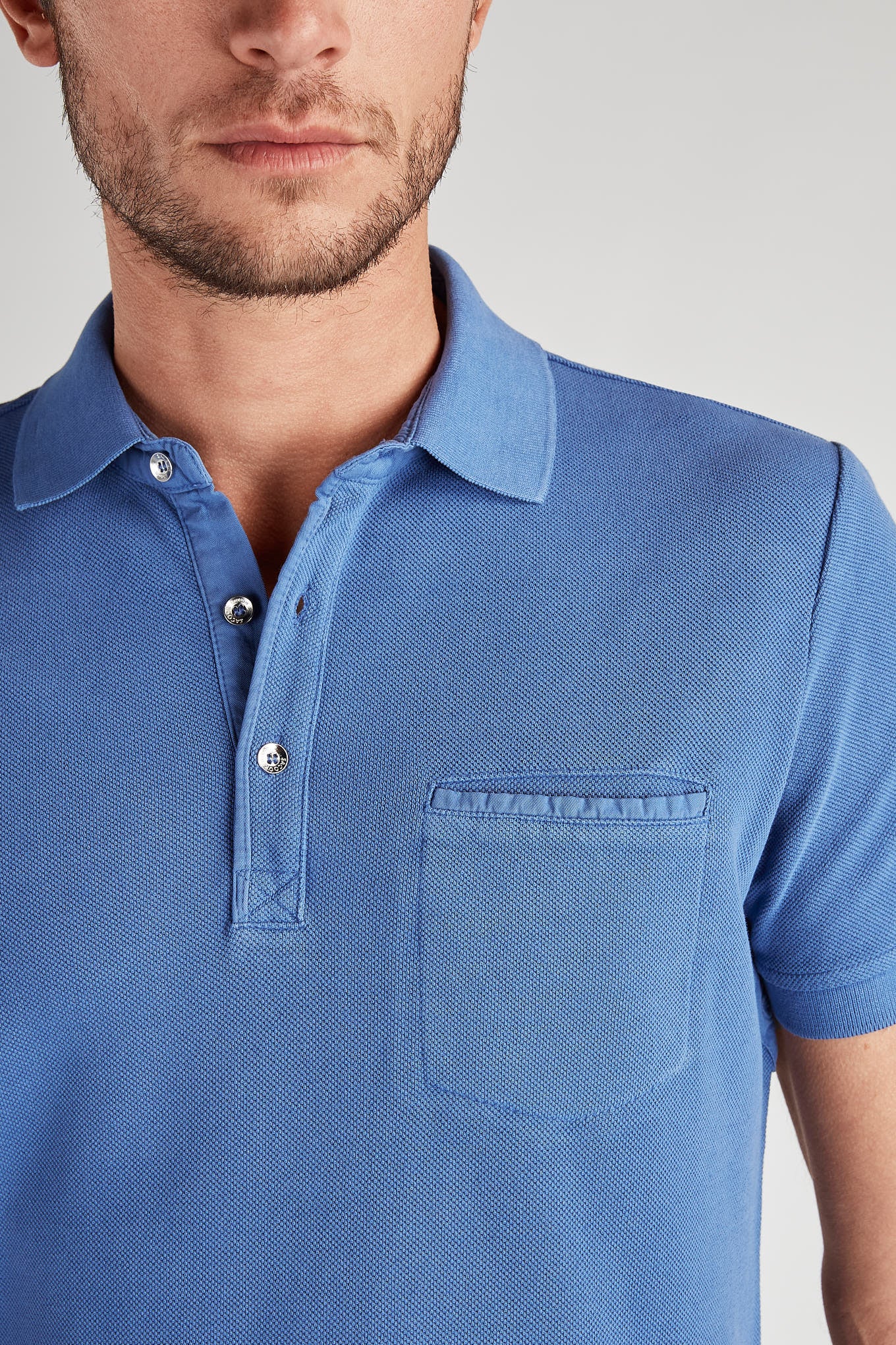 Men's Regular Fit Sport Rugby Club Polo Piquet Shirt