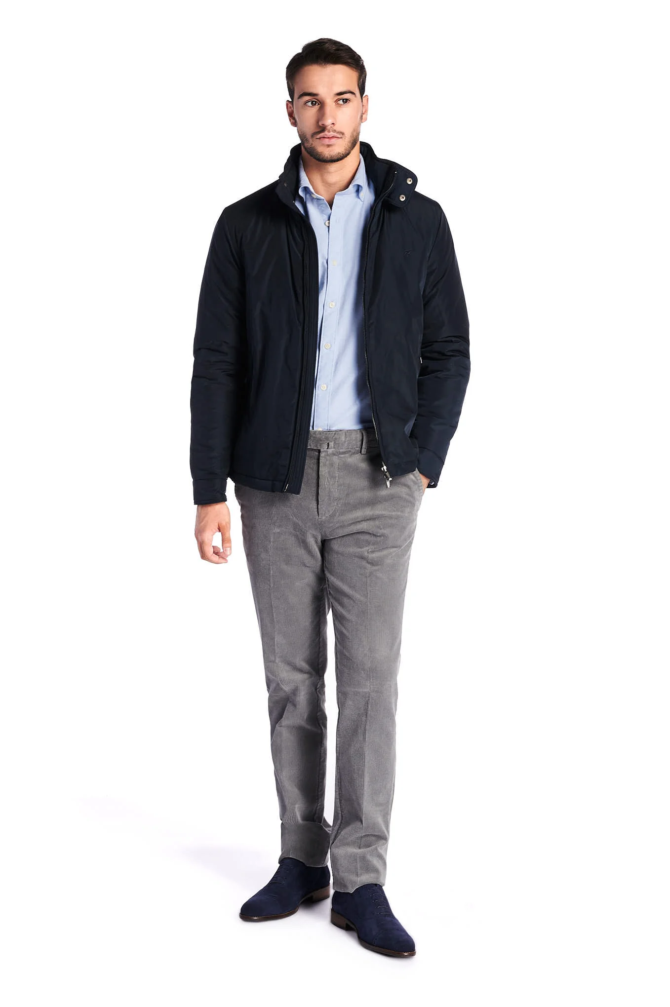 Men's Regular Fit Waterproof Casual Jacket