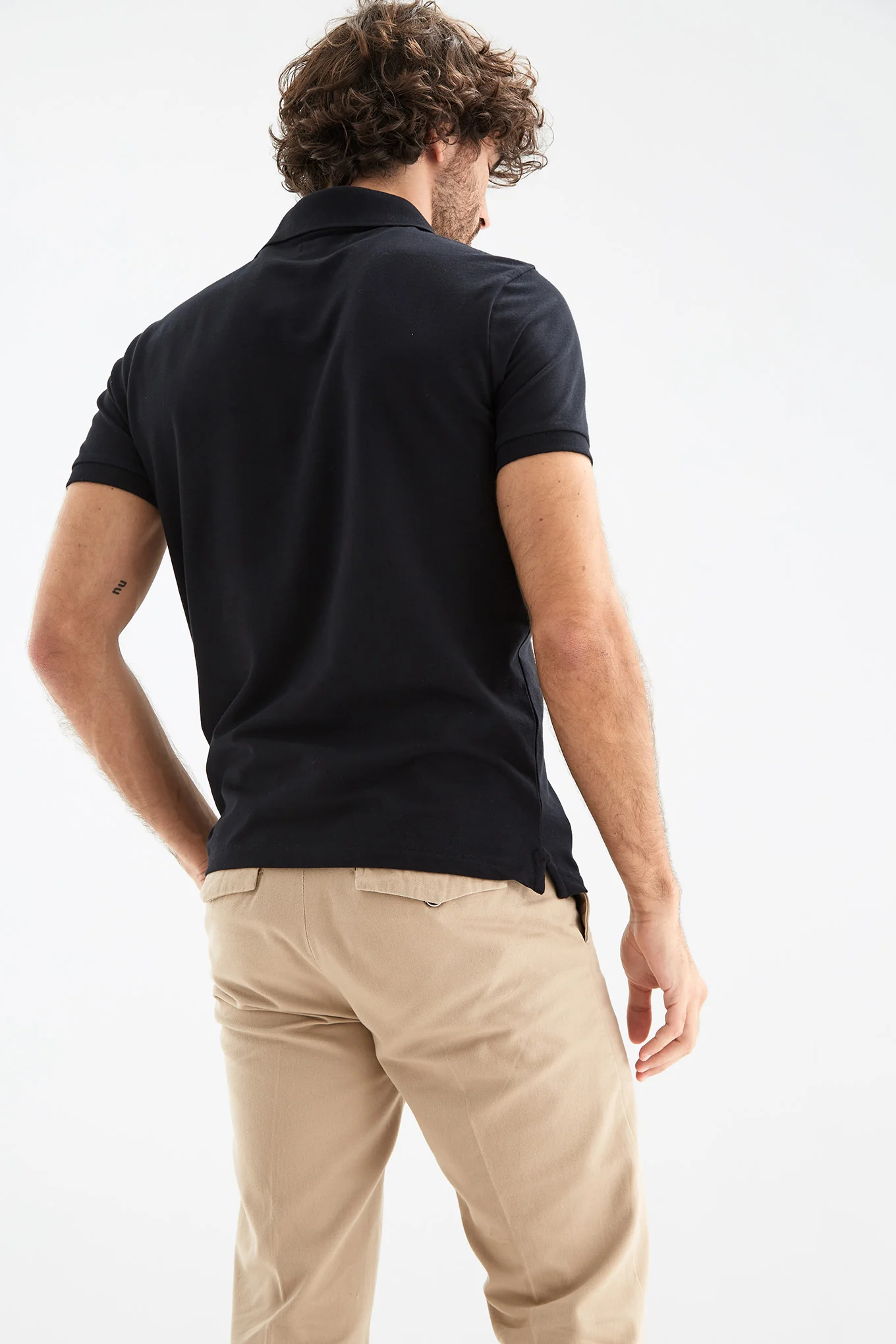 Men's Regular Piquet Polo Shirt - Image 7