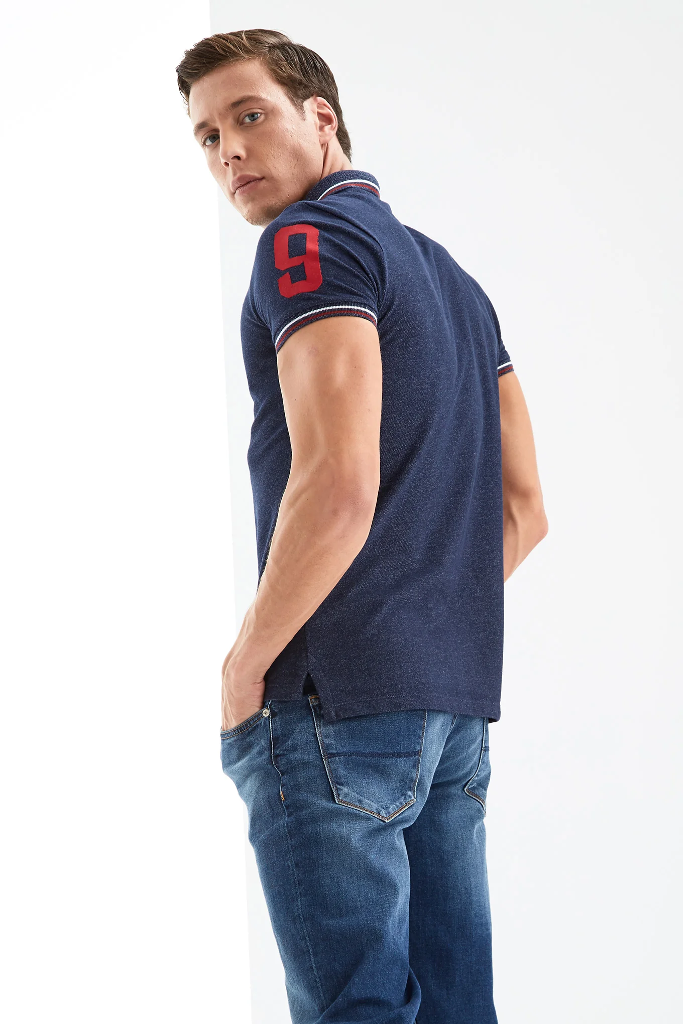 Men's Rugby Club Piquet Polo Shirt - Image 3