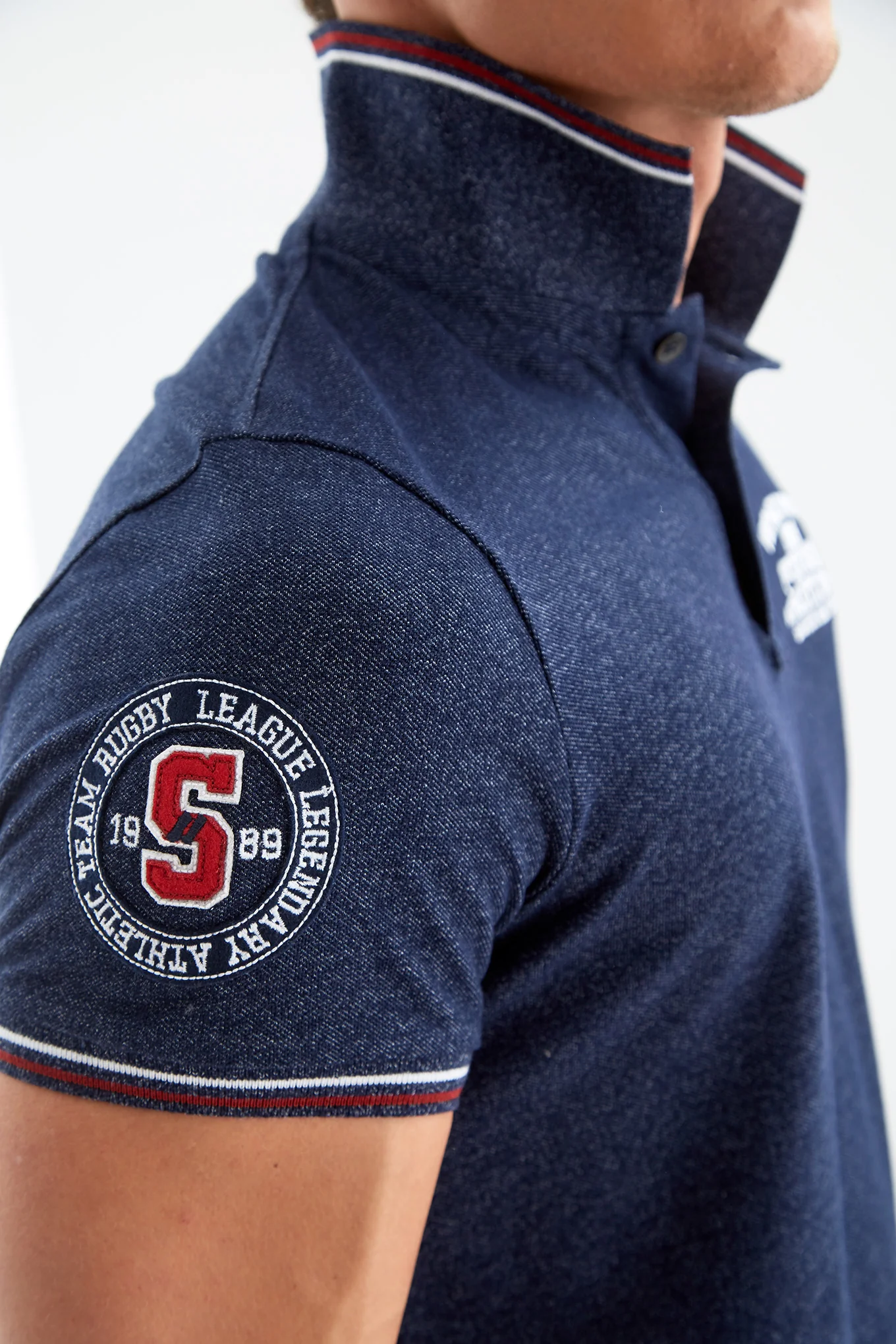 Men's Rugby Club Piquet Polo Shirt - Image 5