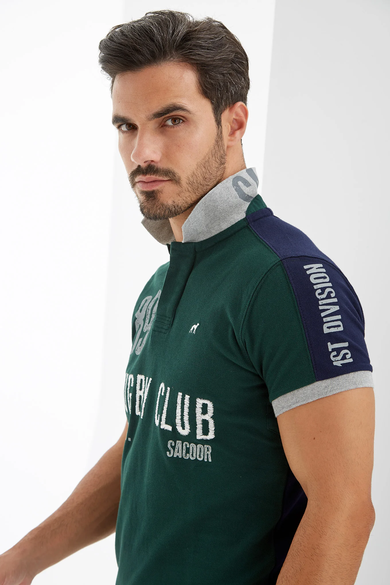 Men's Rugby Club Piquet Polo Shirt - Image 9