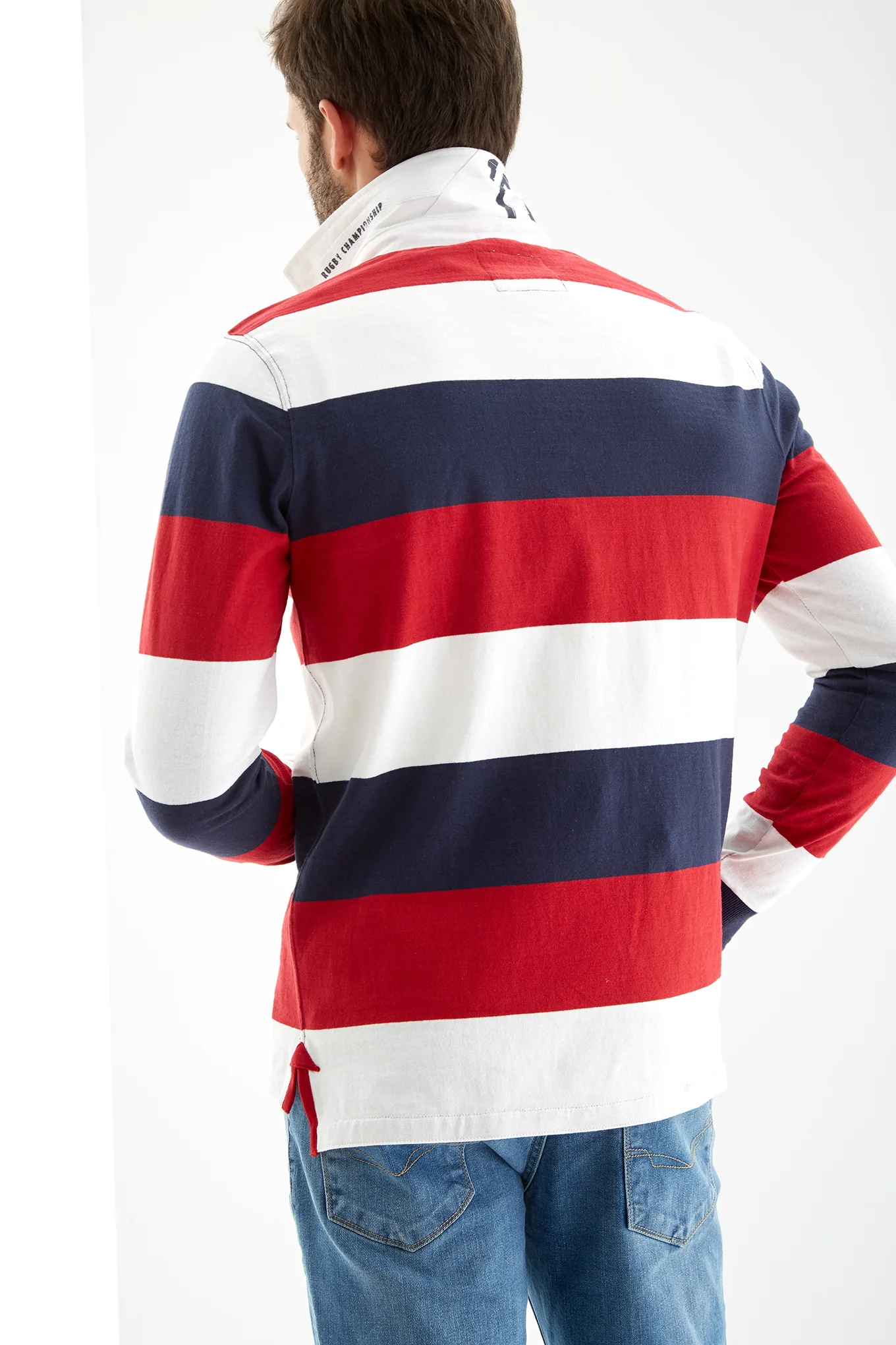 Men's Rugby Polo Shirt - Image 3