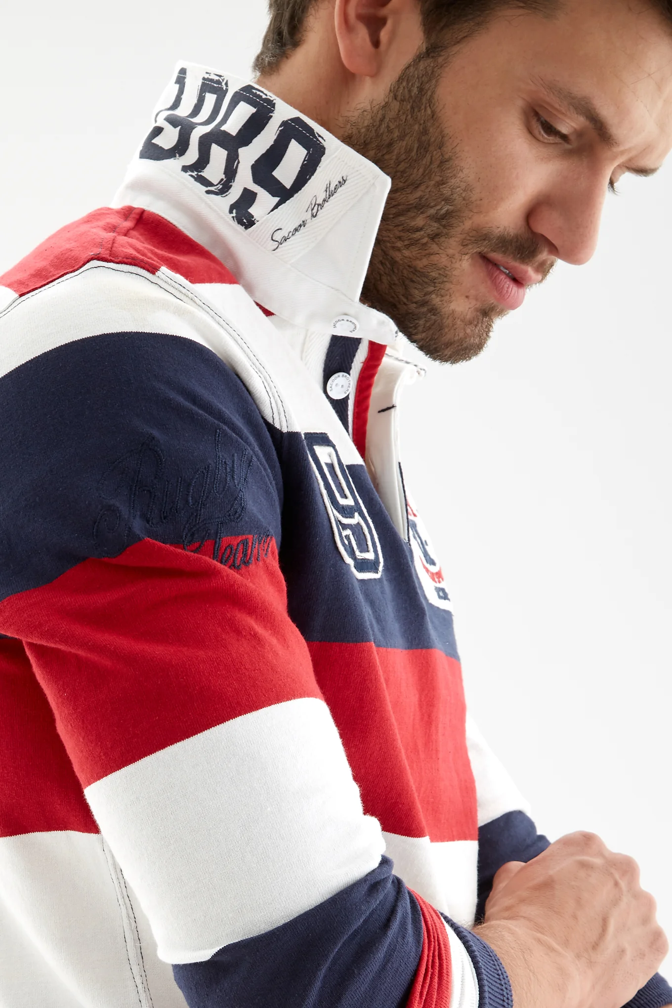Men's Rugby Polo Shirt - Image 4