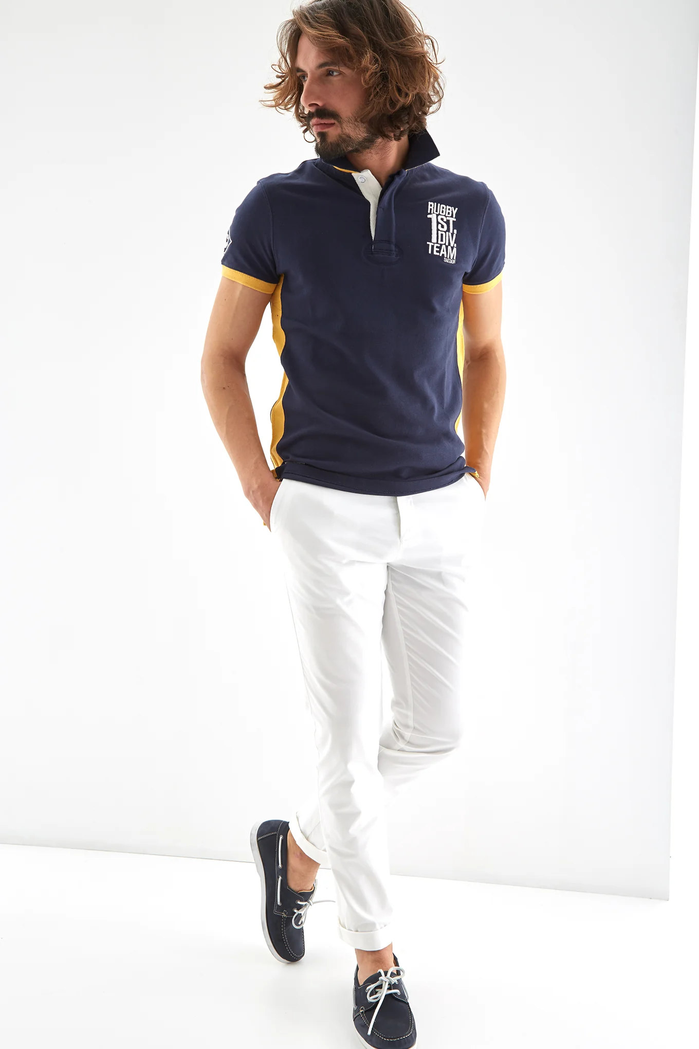 Men's Rugby Team Piquet Polo - Image 6