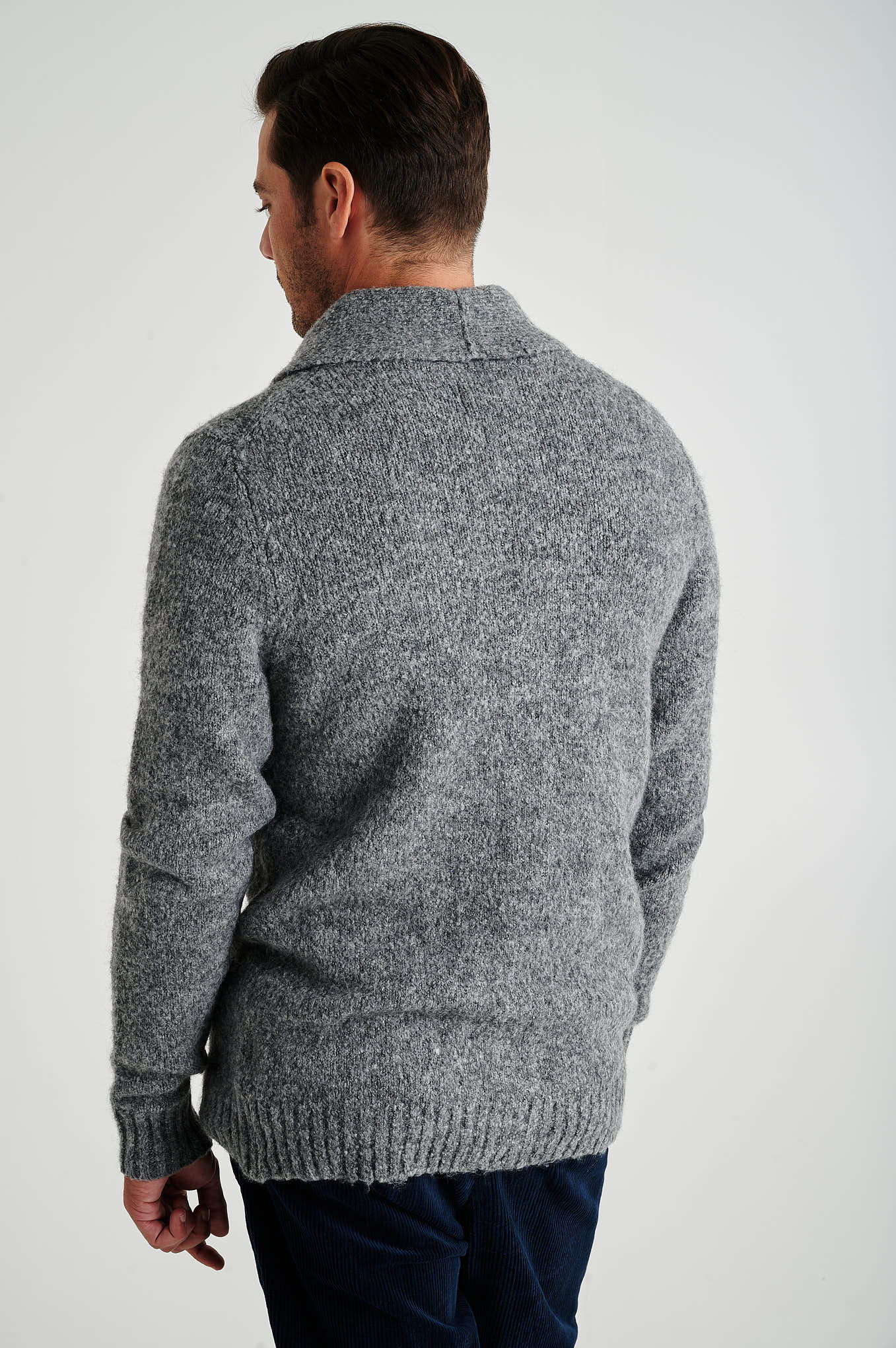 Men's shawl collar cardigan - Image 6