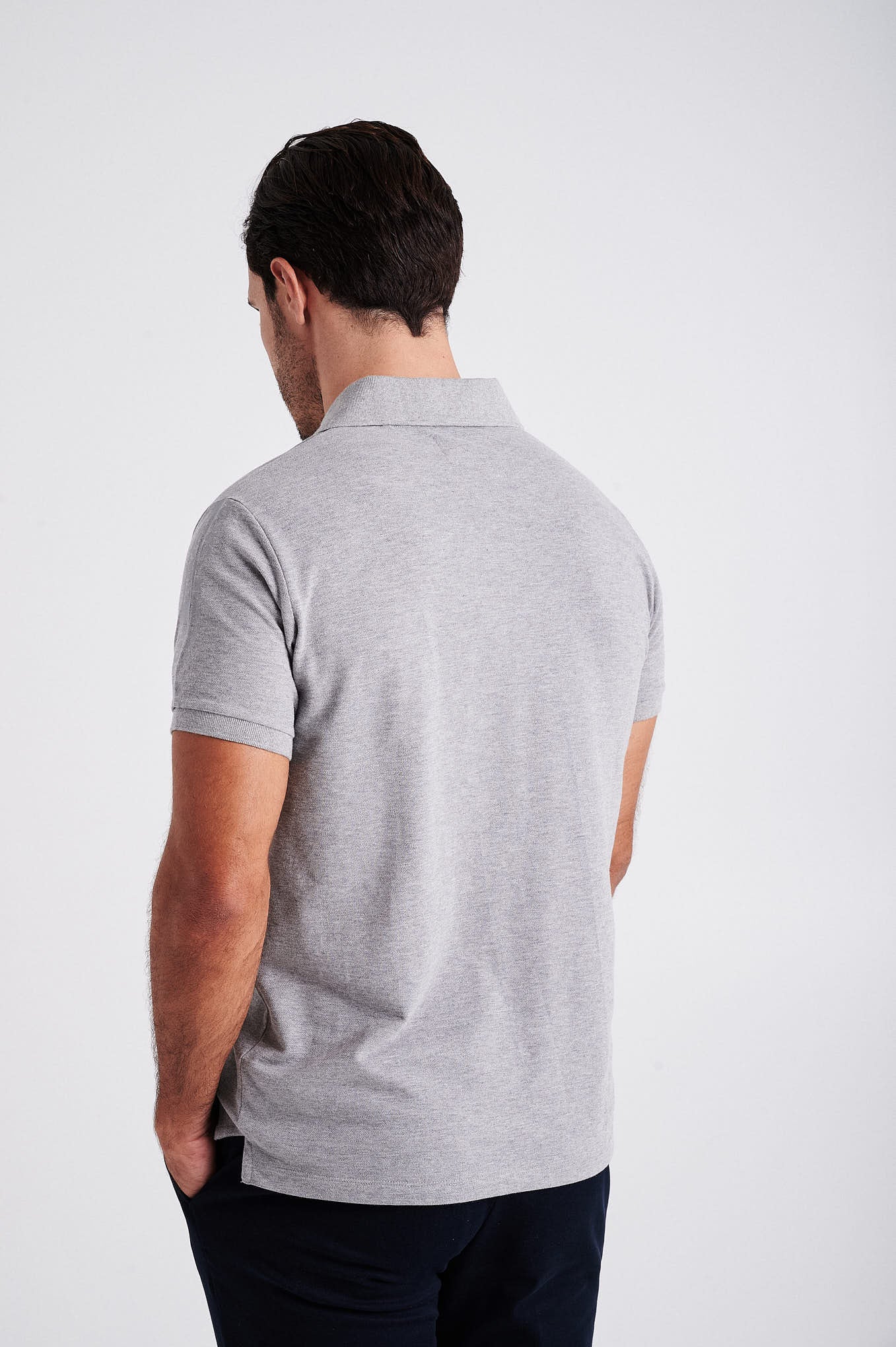 Men's short sleeve polo shirt with quick dry finishing - Image 50