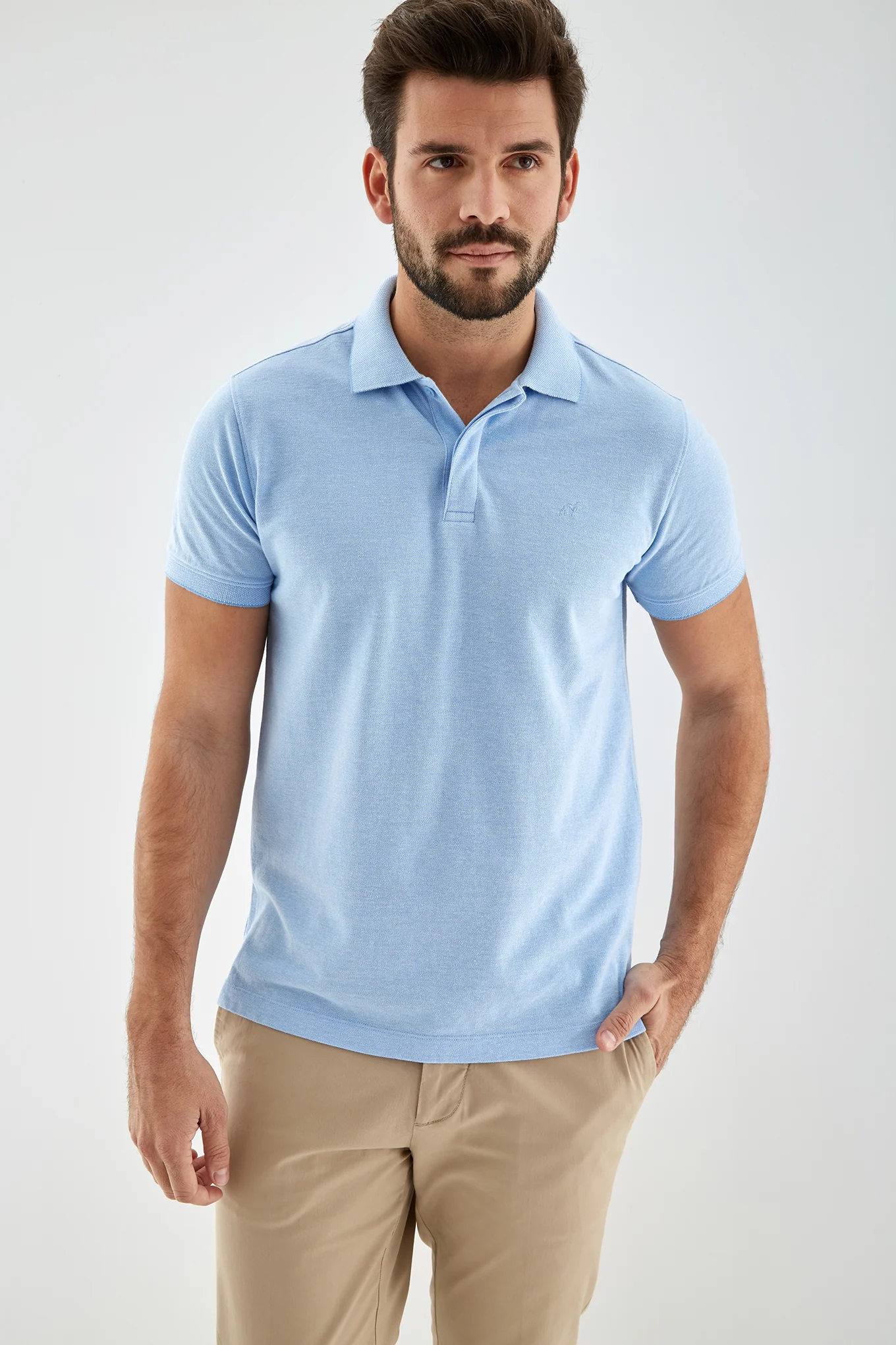 Men's Short Sleeve Sports Piquet Polo - Image 9
