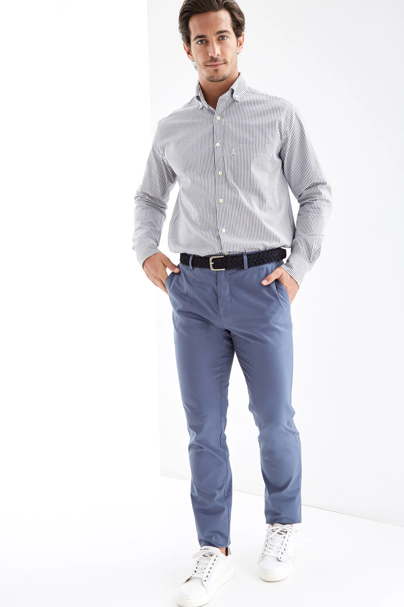 Men's Slim Chino Trousers - Image 16