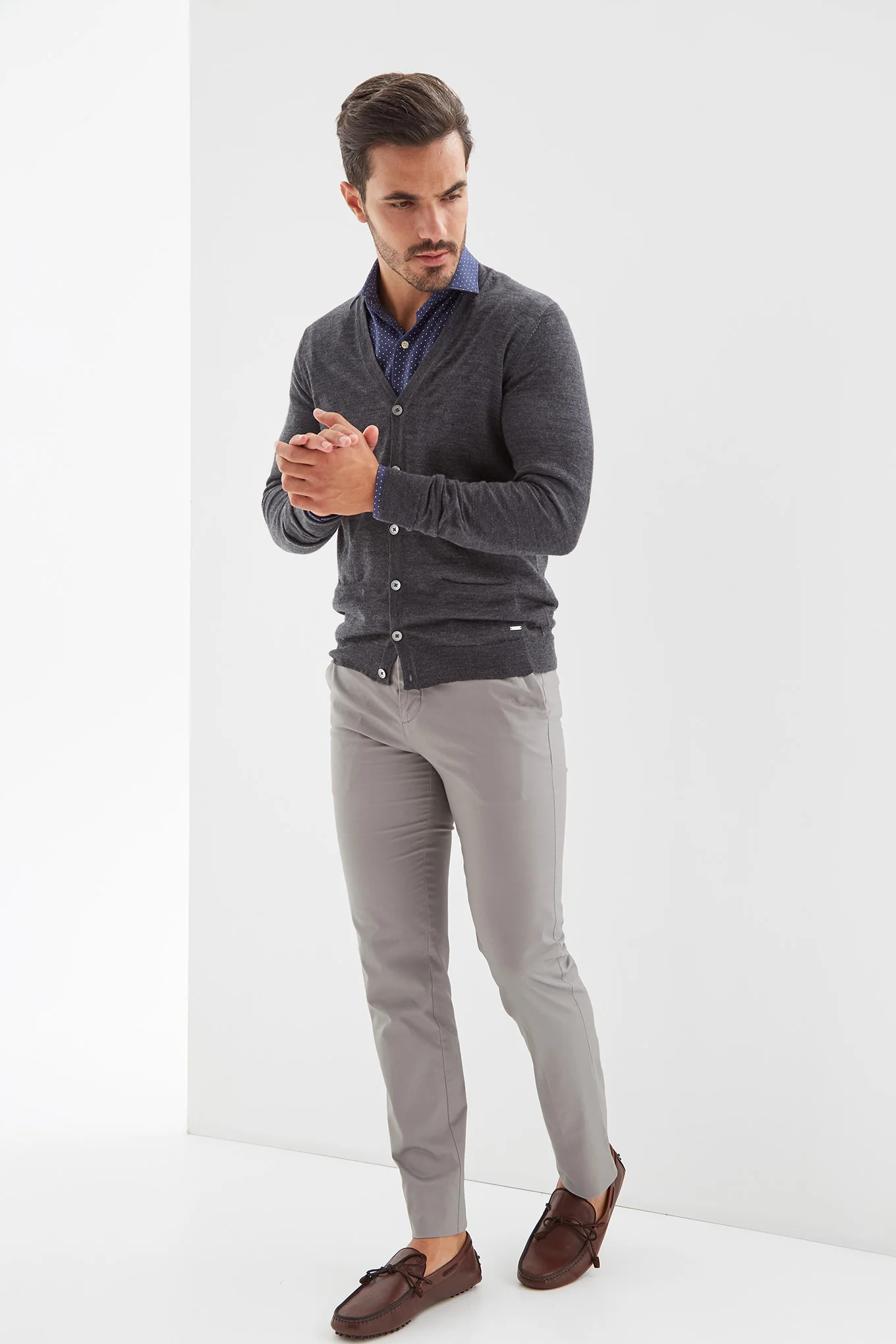 Men's Slim Chino Trousers - Image 21