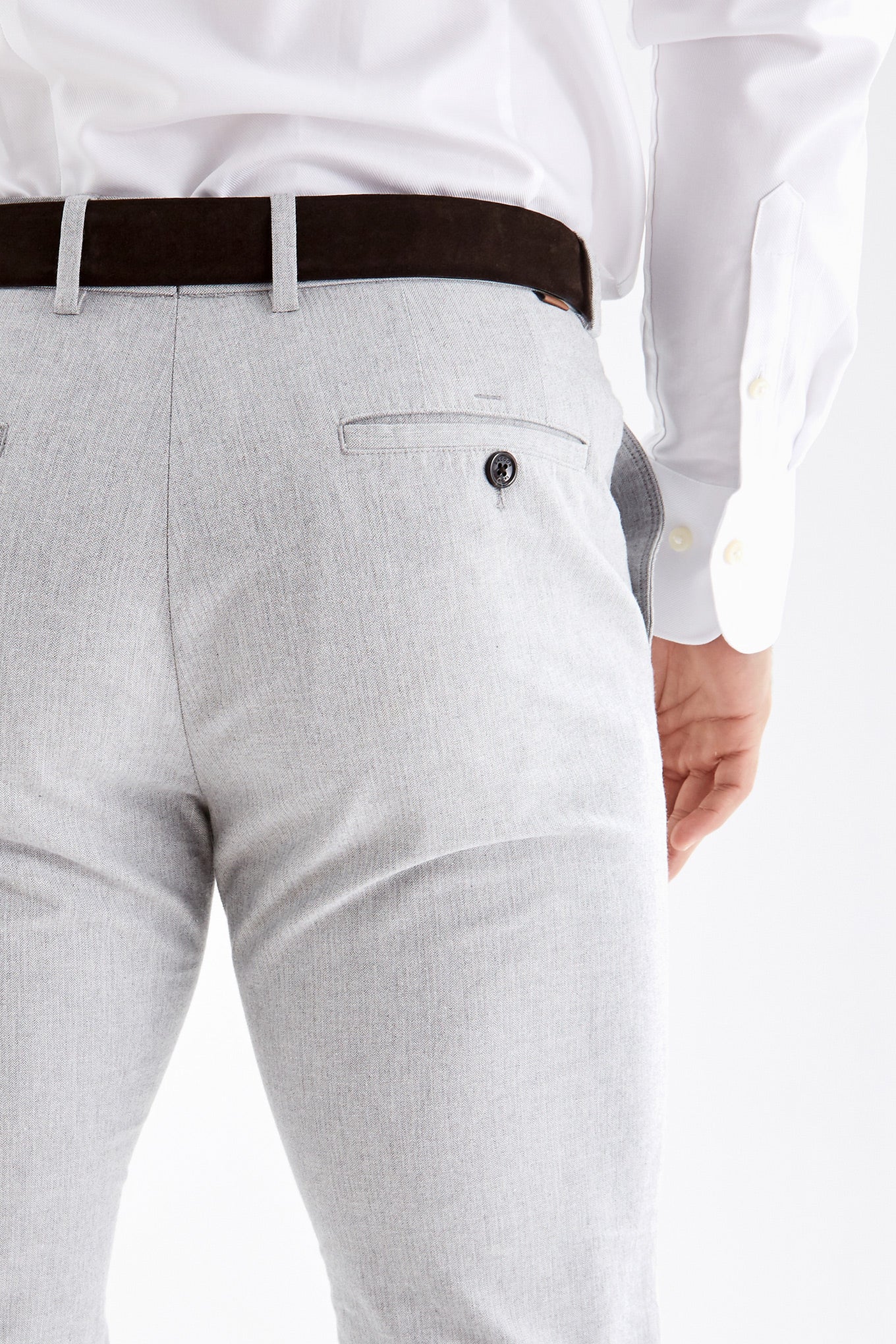 Men's Slim Chino Trousers - Image 5