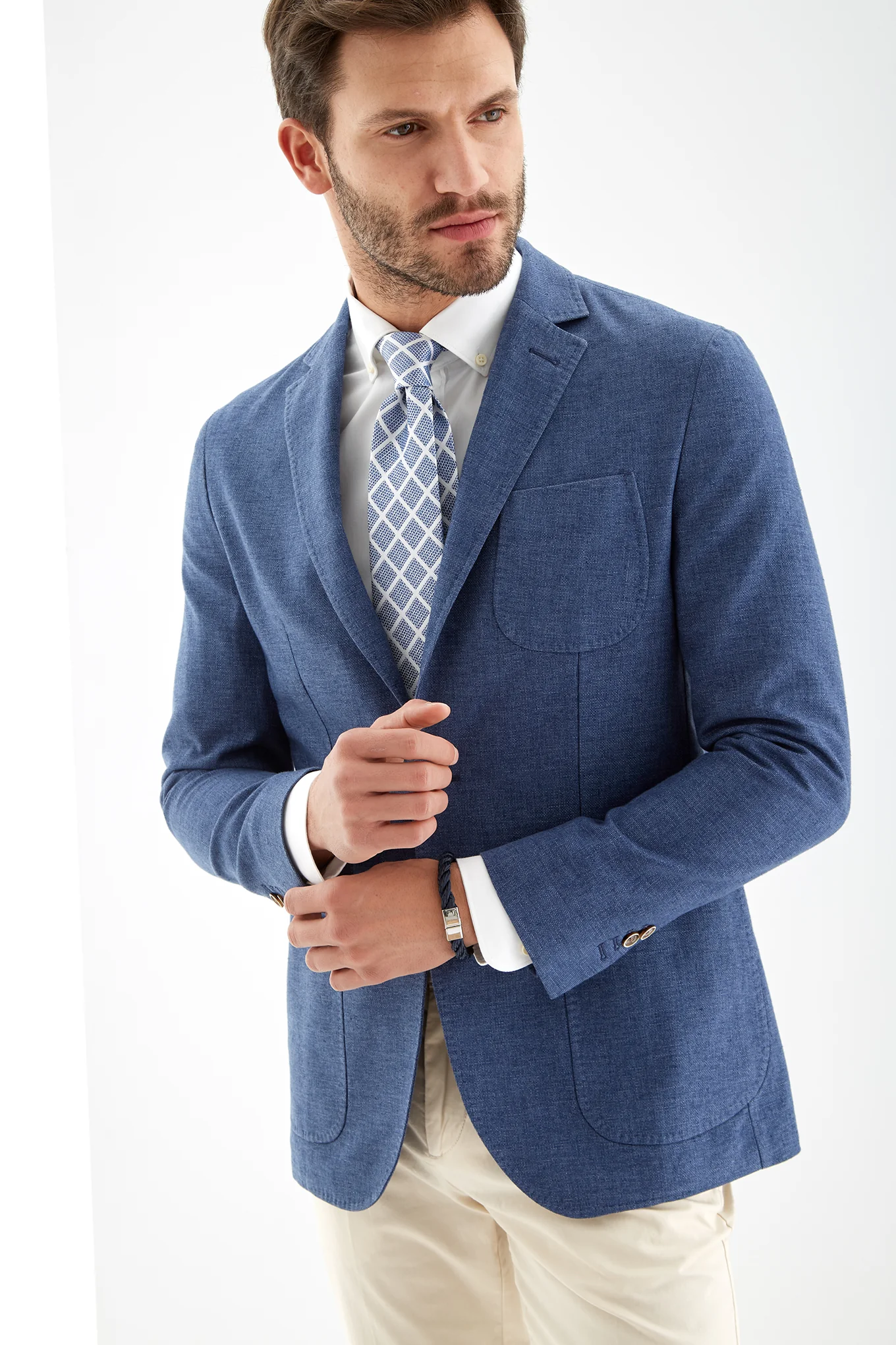 Men's Slim Fit Blazer - Image 2