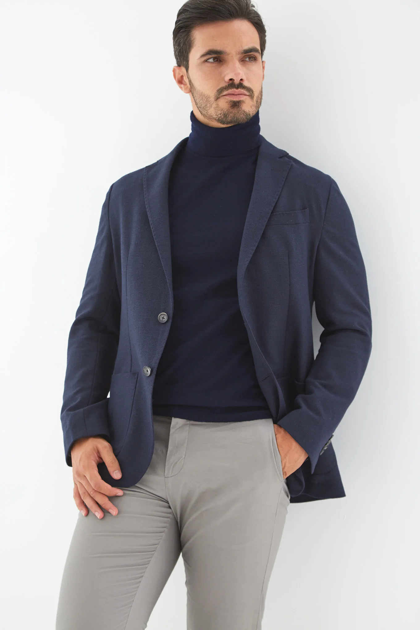 Men's Slim Fit Classic Blazer - Image 2
