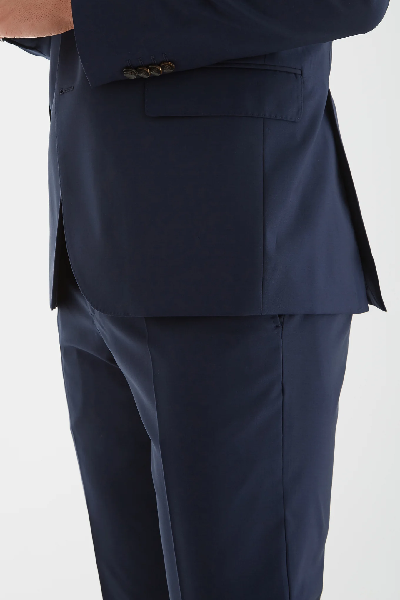 Men's Slim Fit Classic Plain Suit. - Image 4