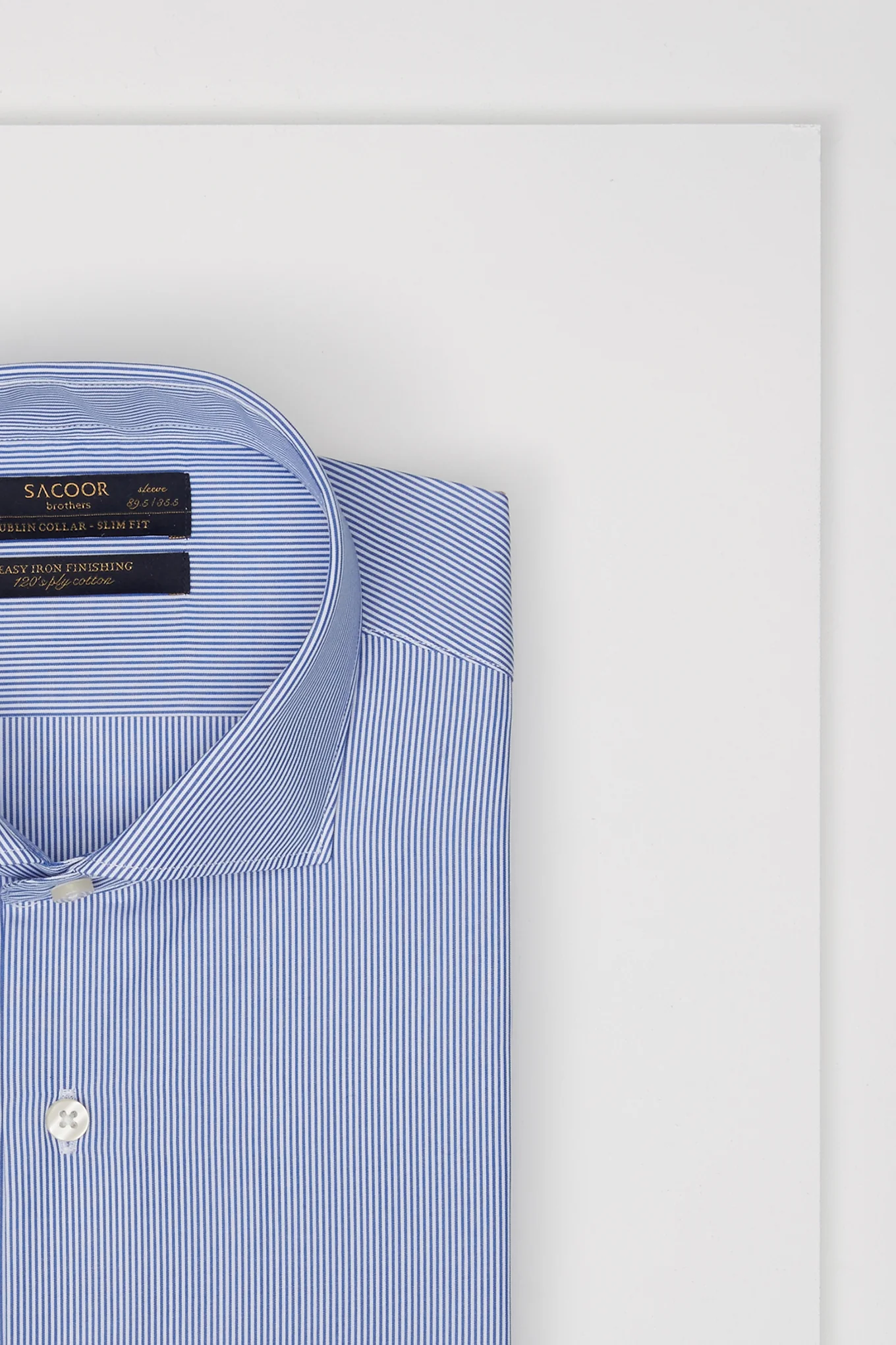Men's Slim Fit Dublin Shirt with Cufflinks - Image 2