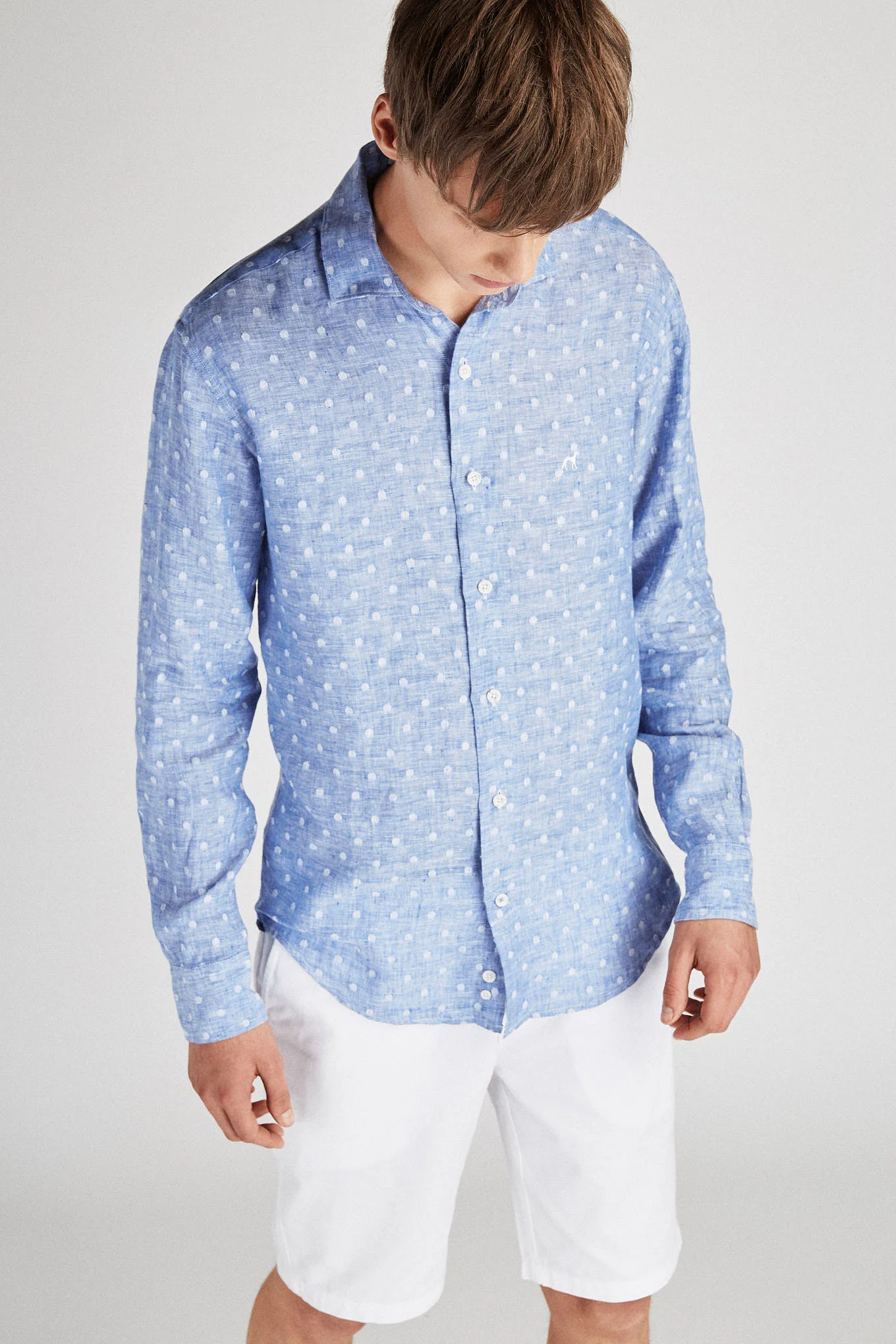 Men's Slim Fit Linen Sport Shirt - Image 5