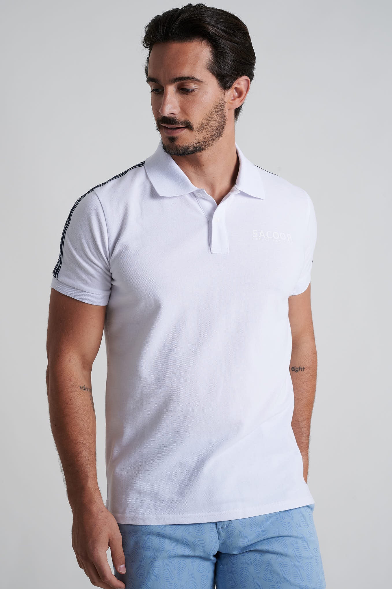Men's Slim Fit Piqué Polo - Image 14