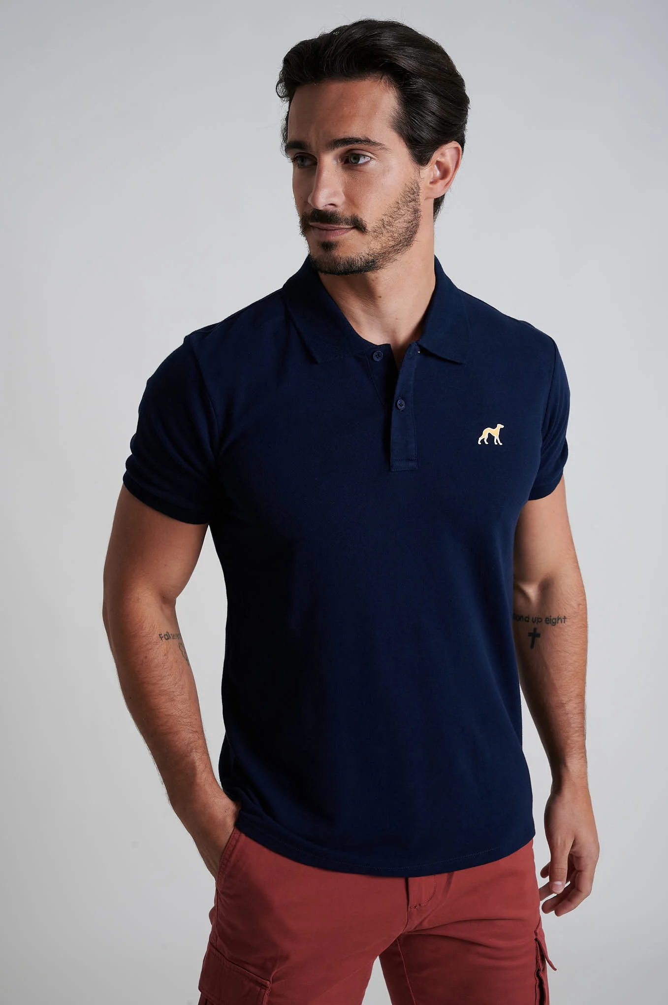 Men's Slim Fit Piquet Polo - Image 19