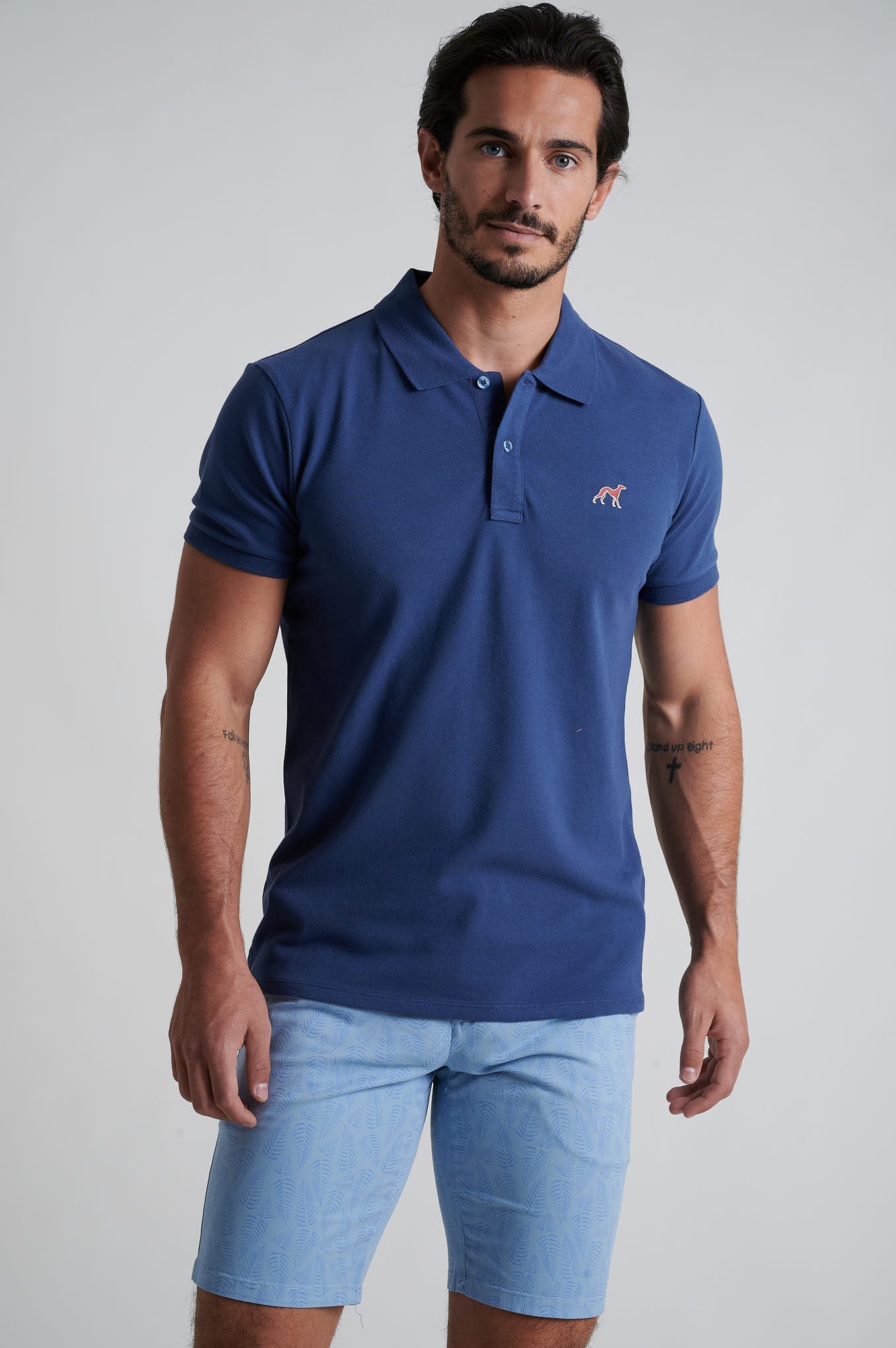 Men's Slim Fit Piquet Polo - Image 49