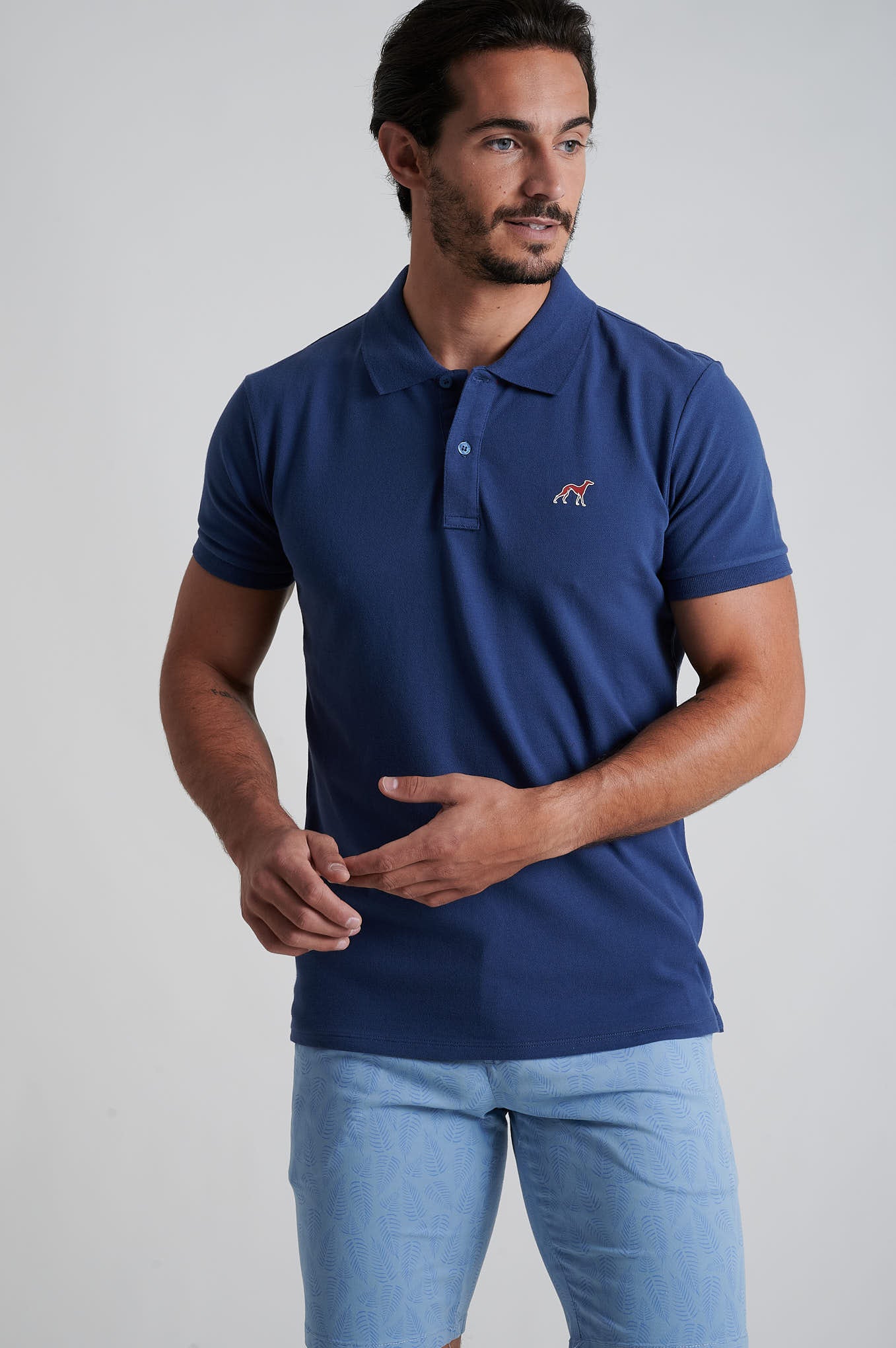Men's Slim Fit Piquet Polo - Image 53