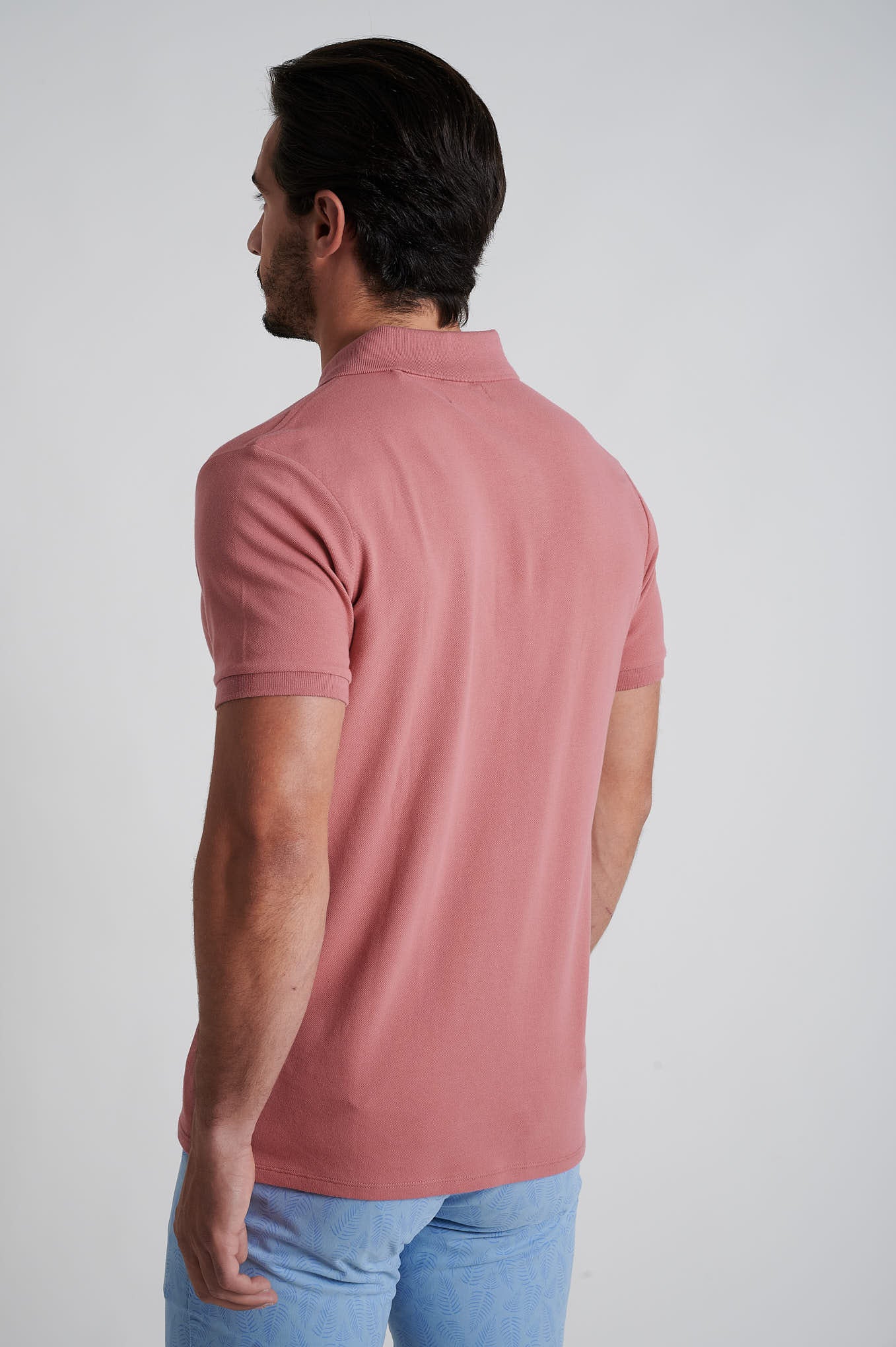 Men's Slim Fit Piquet Polo - Image 68