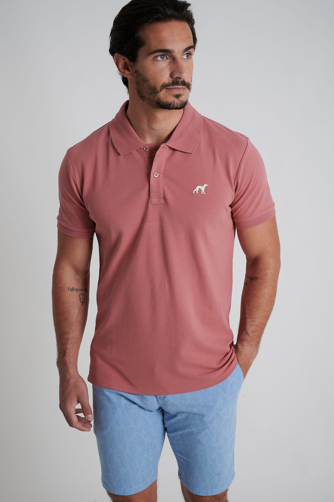 Men's Slim Fit Piquet Polo - Image 70