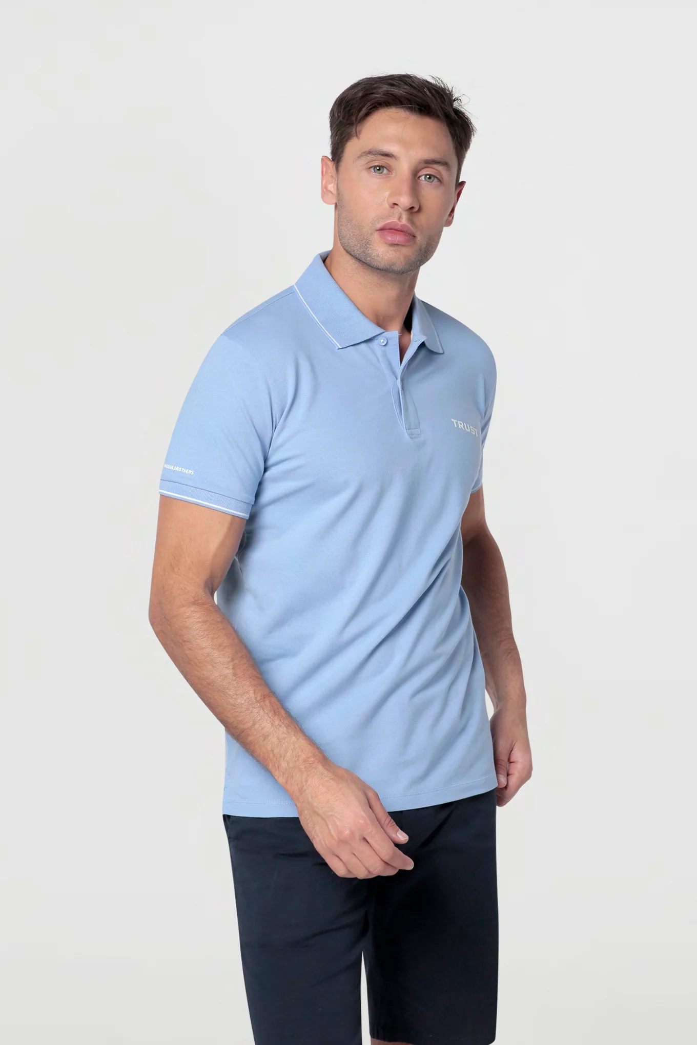 Men's Slim Fit Polo Piquet Shirt - Image 4