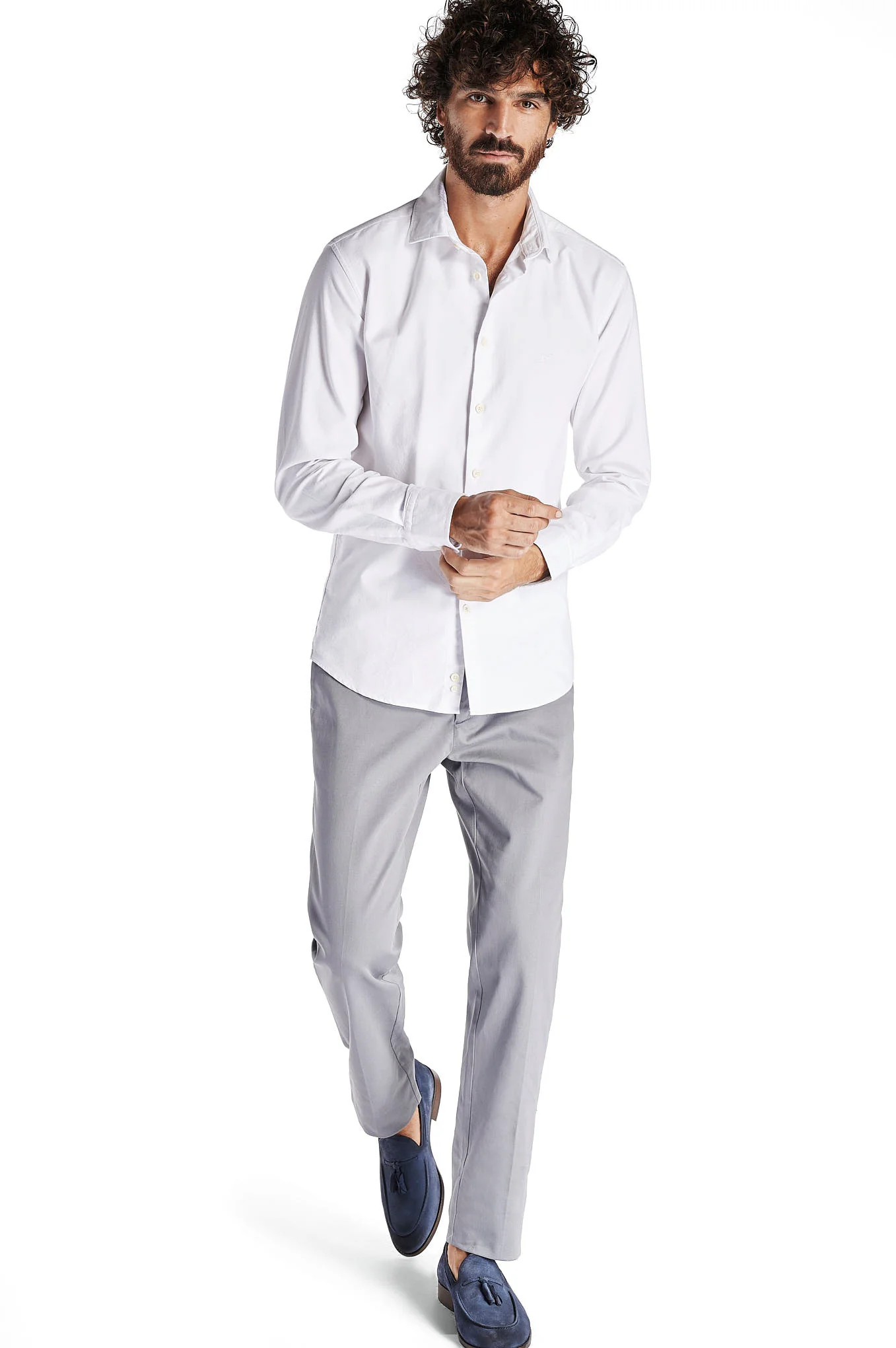 Men's Slim Fit Sport Chino Trousers - Image 16