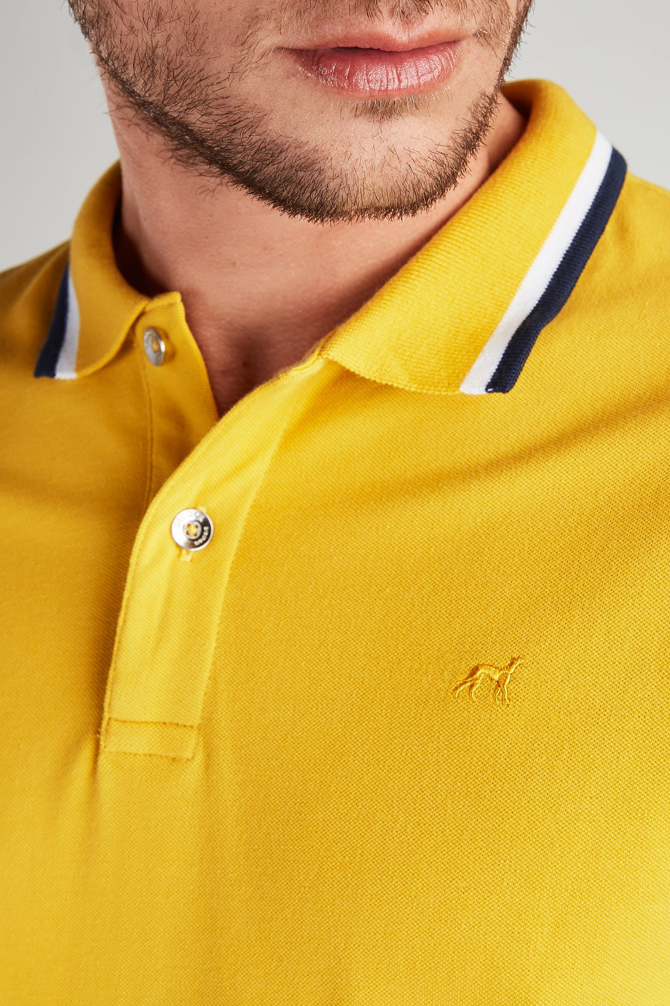 Men's Slim Fit Sport Polo Piquet Shirt - Image 18