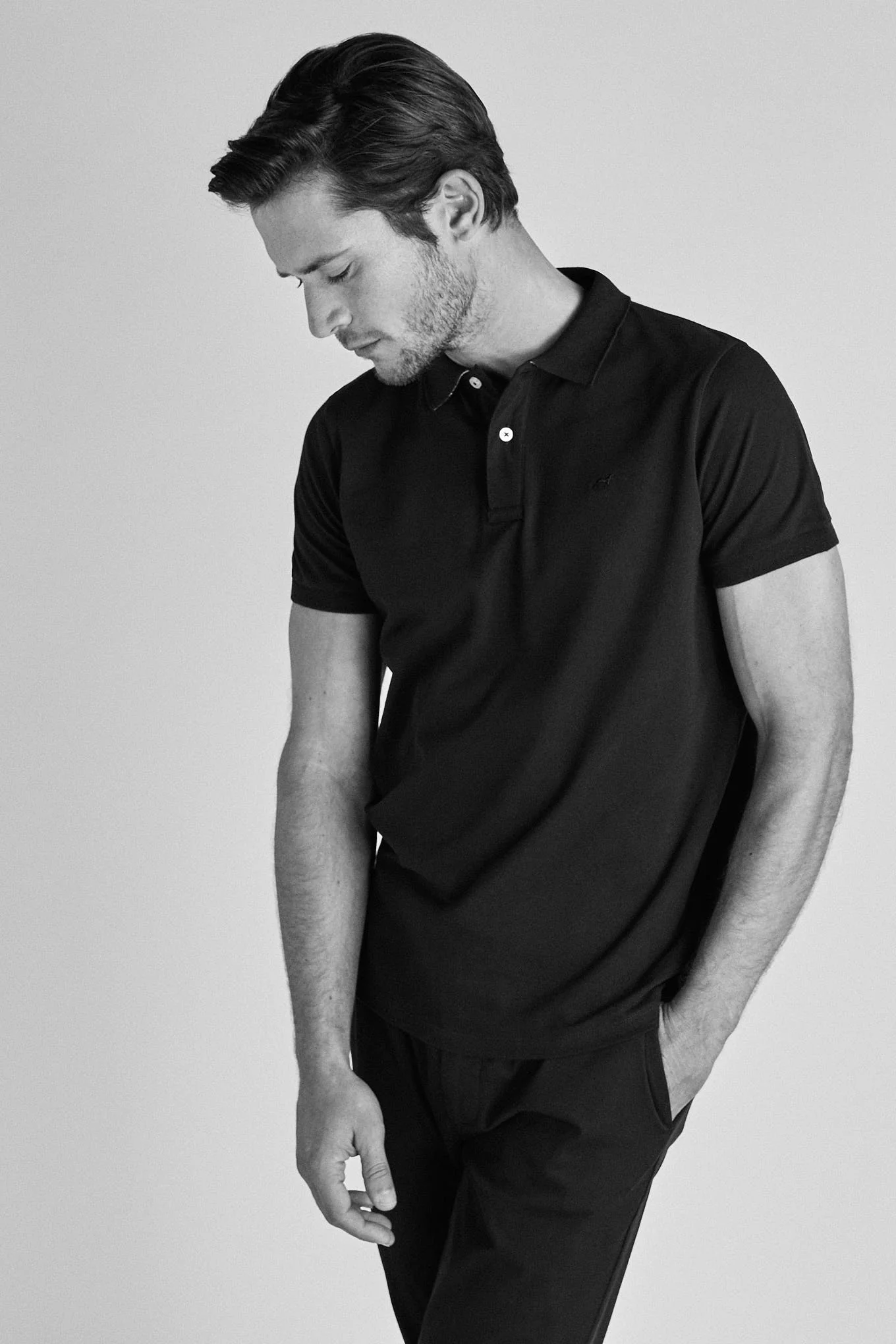 Men's Slim Fit Sport Polo Piquet Shirt - Image 11