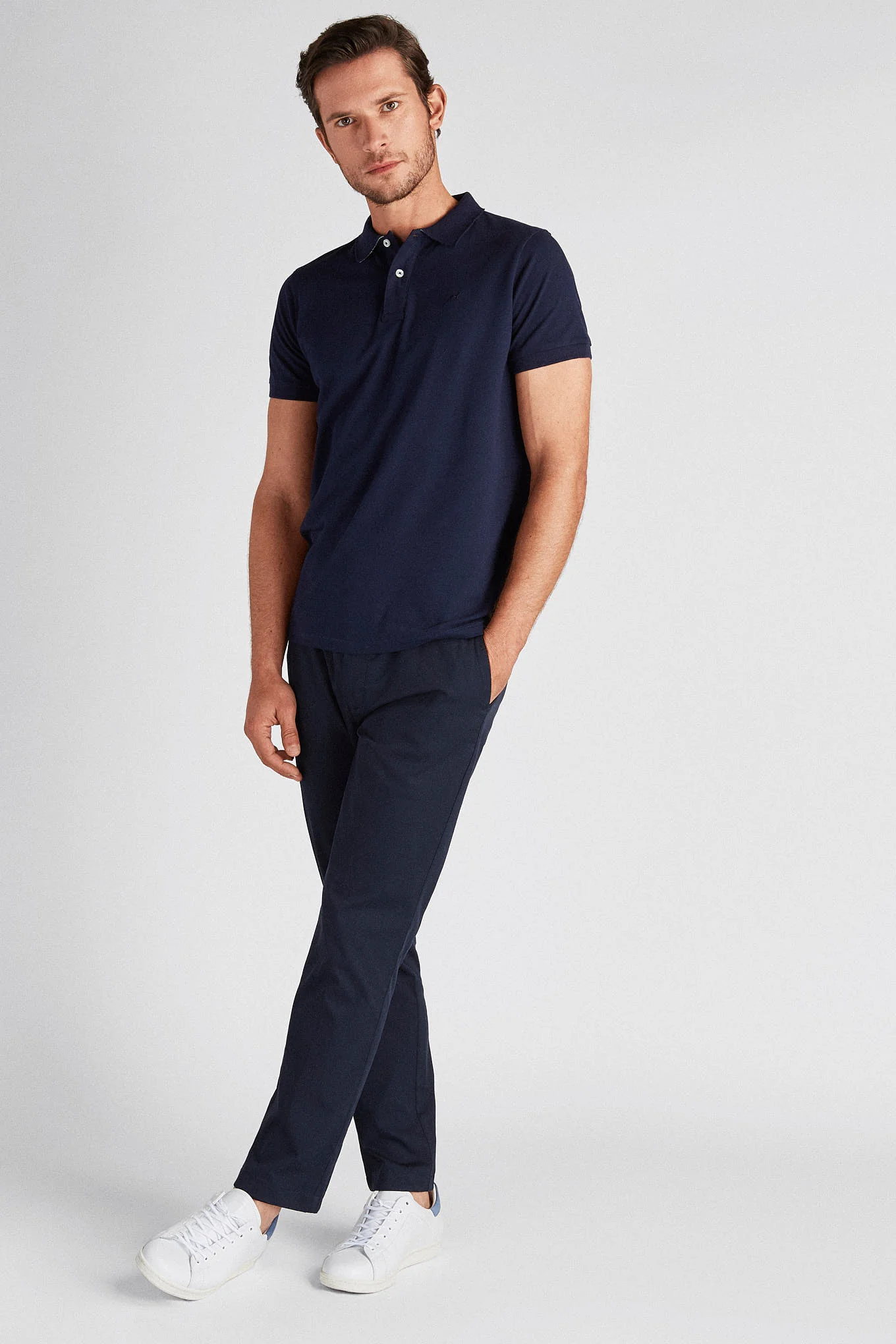 Men's Slim Fit Sport Polo Piquet Shirt - Image 6