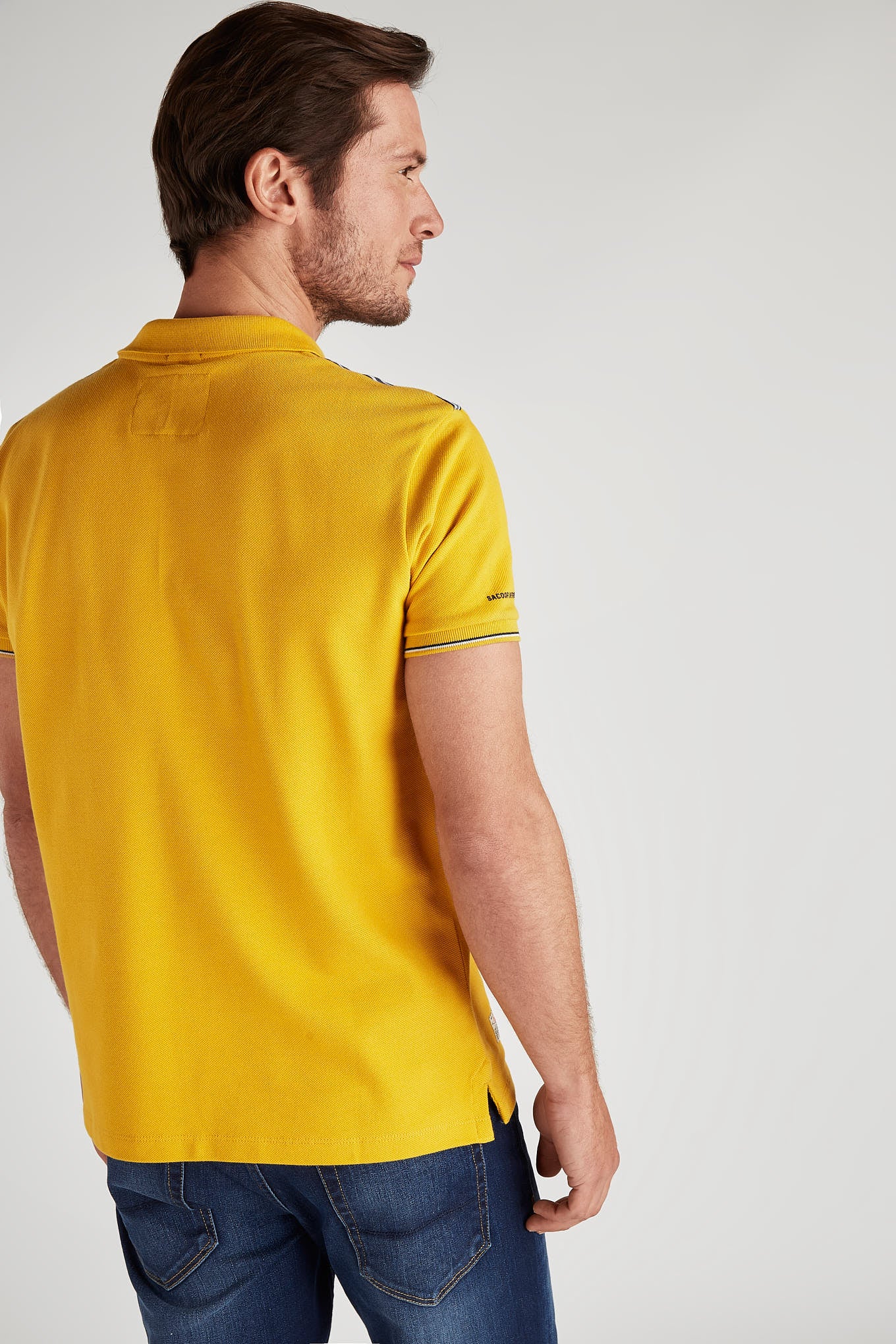 Men's Slim Fit Sport Rugby Club Polo Piquet Shirt - Image 33