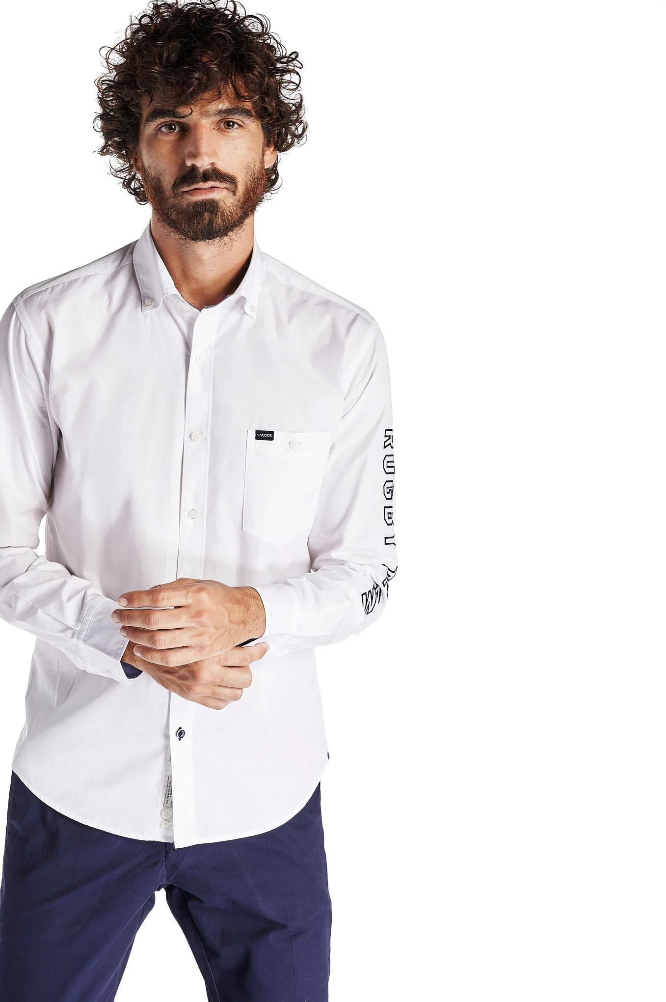 Men's Slim Fit Sport Shirt Rugby Club - Image 12