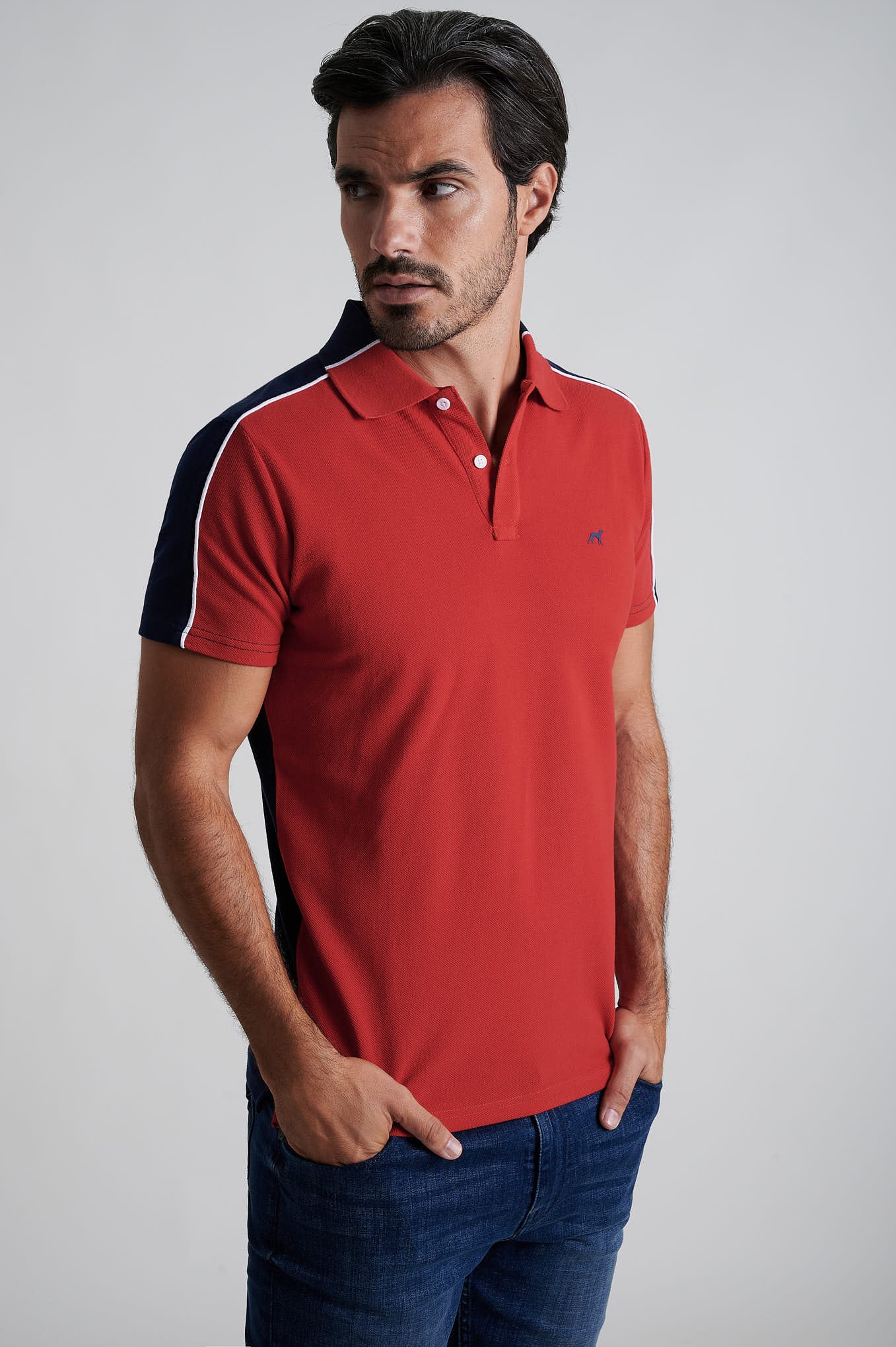 Men's Slim Fit Sports Piqué Polo - Image 2