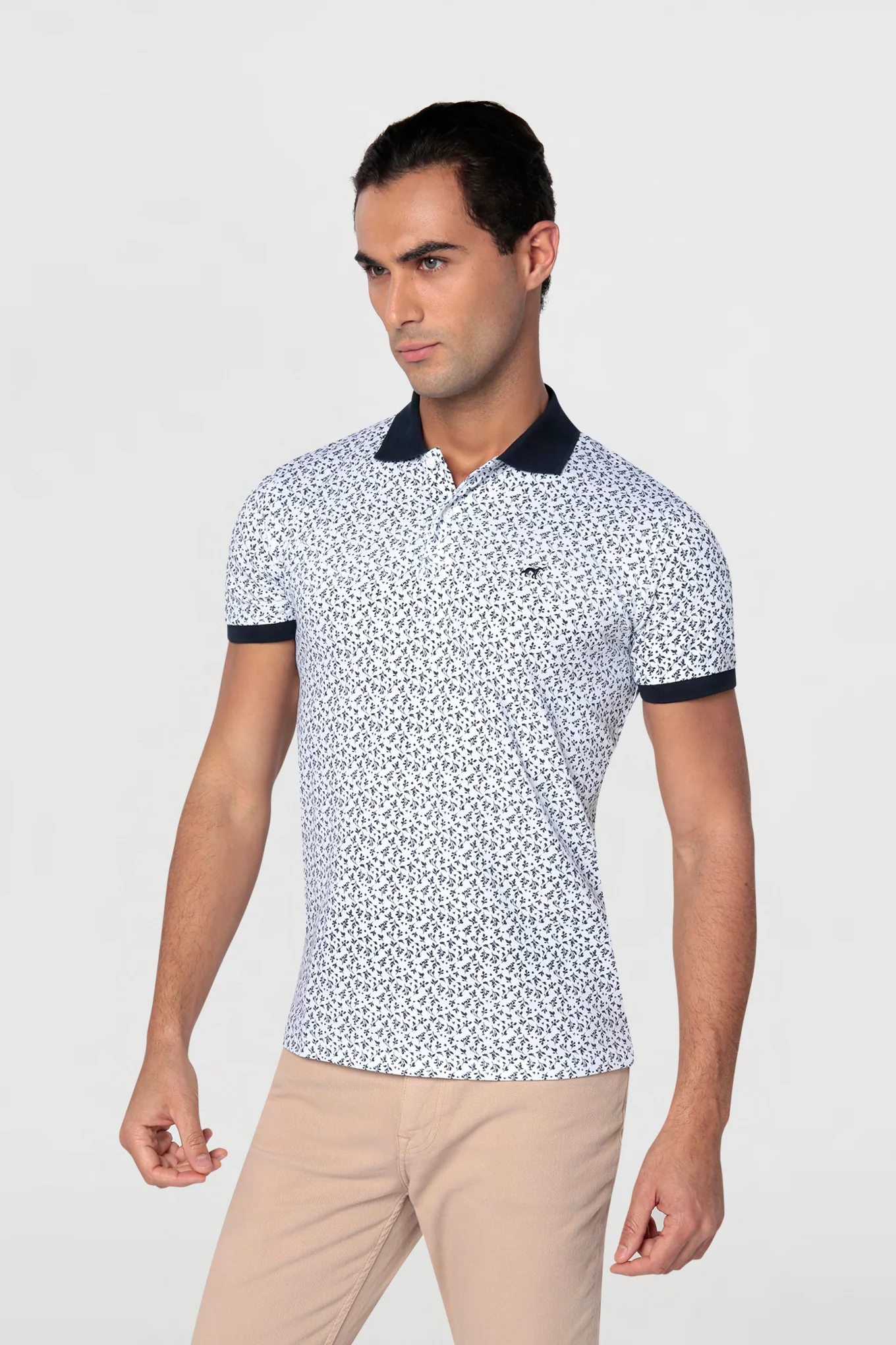 Men's Slim Fit Sports Piqué Polo - Image 3