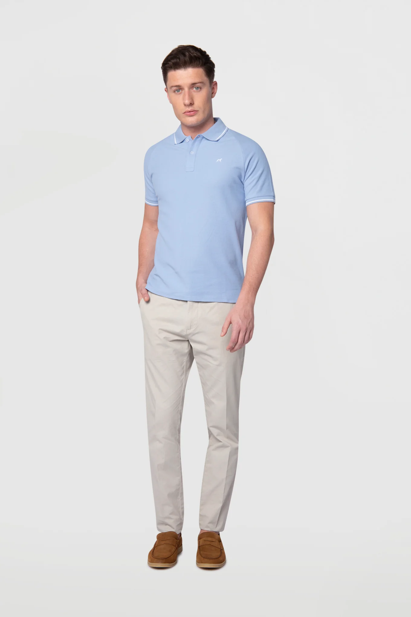 Men's Slim Fit Sports Piqué Polo - Image 8