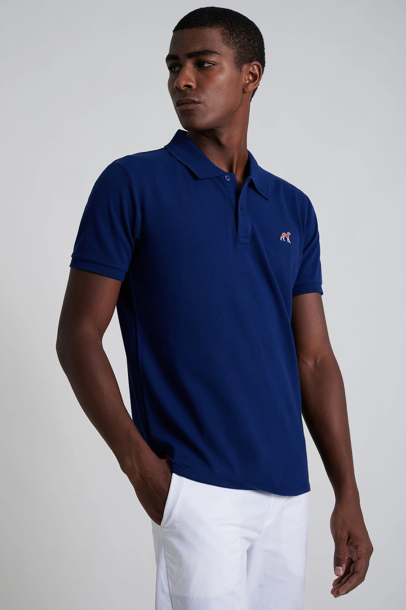 Men's Slim Fit Sports Piqué Polo - Image 90