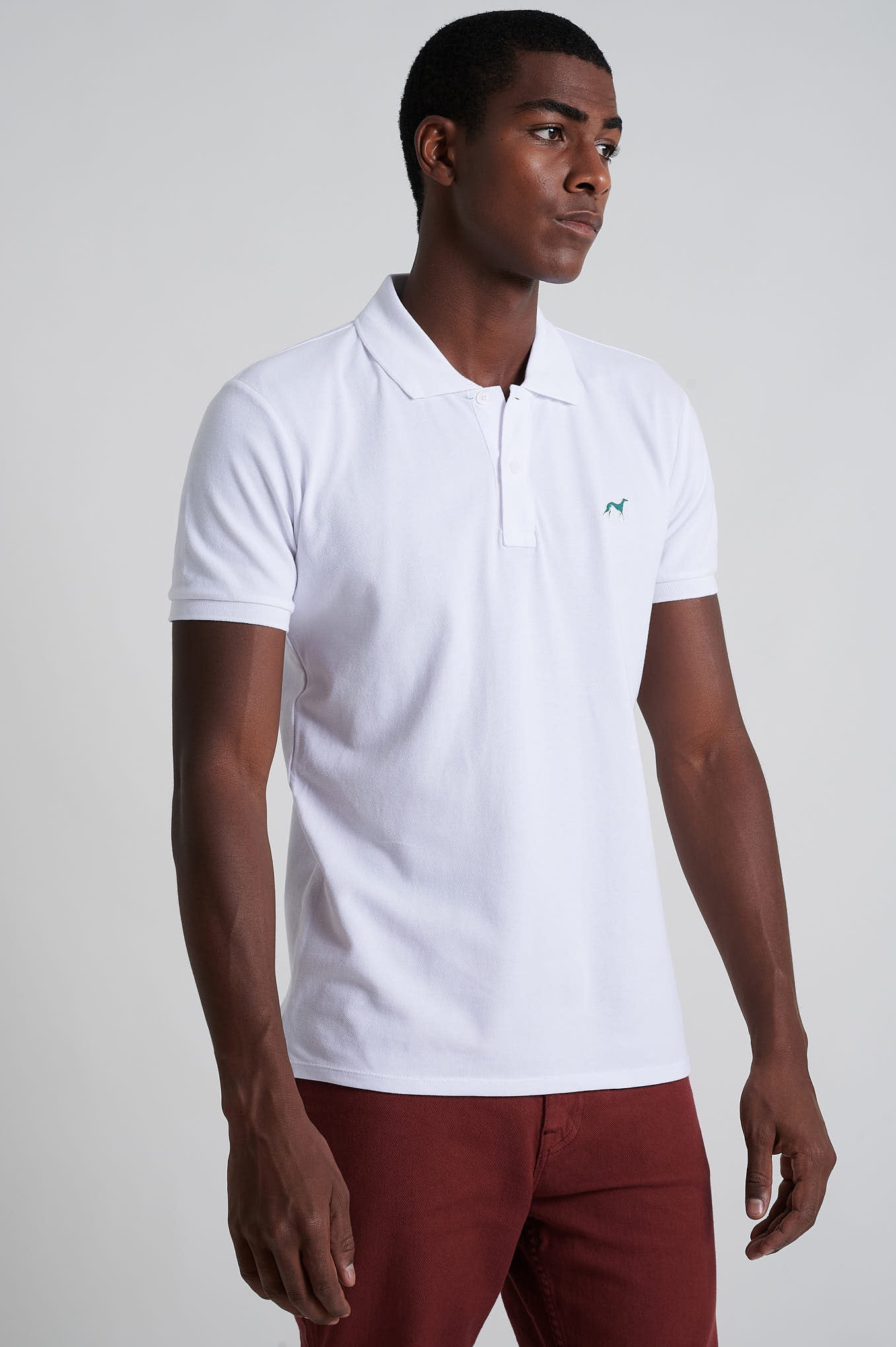 Men's Slim Fit Sports Piqué Polo - Image 95