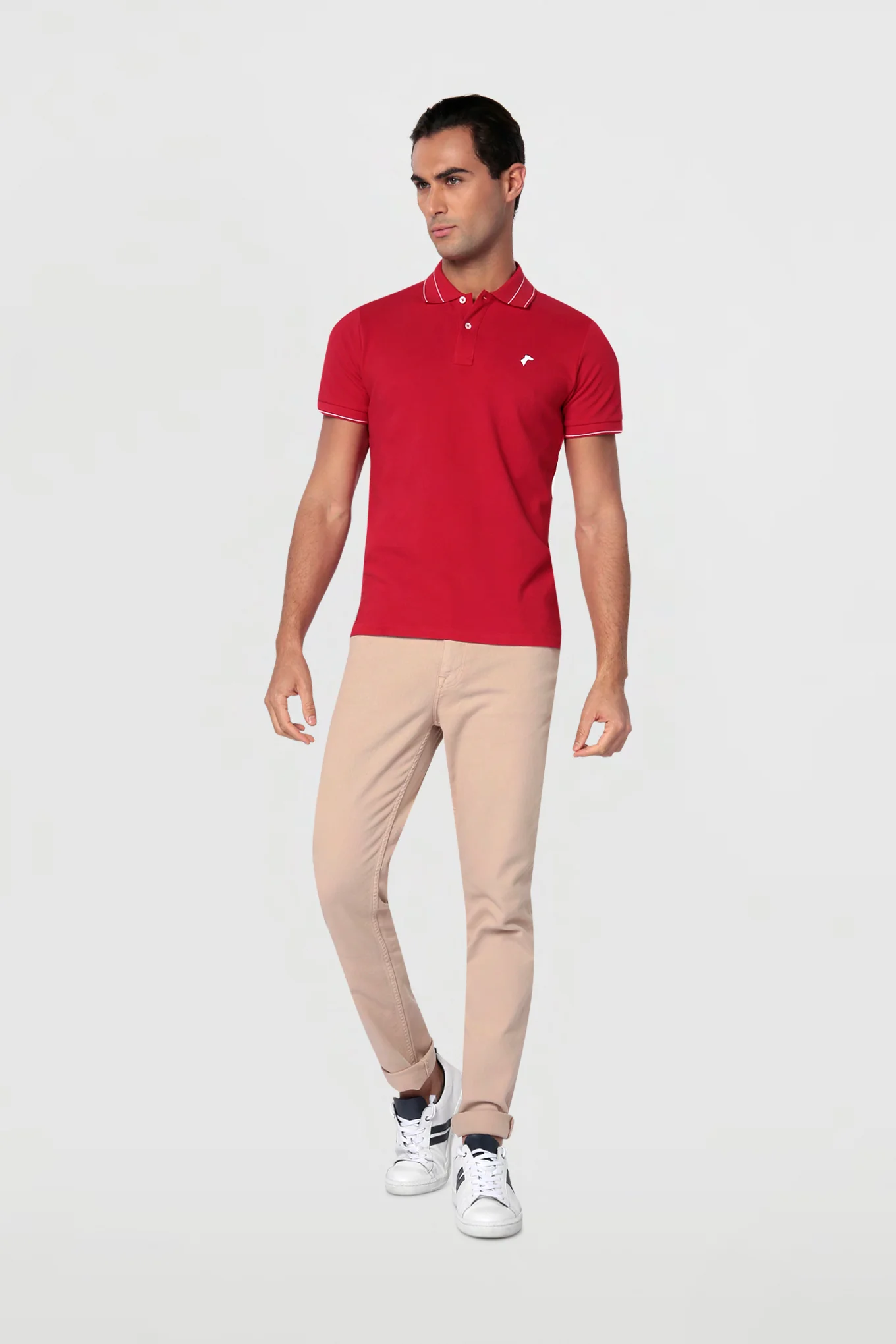 Men's Slim Fit Sports Piqué Polo - Image 19