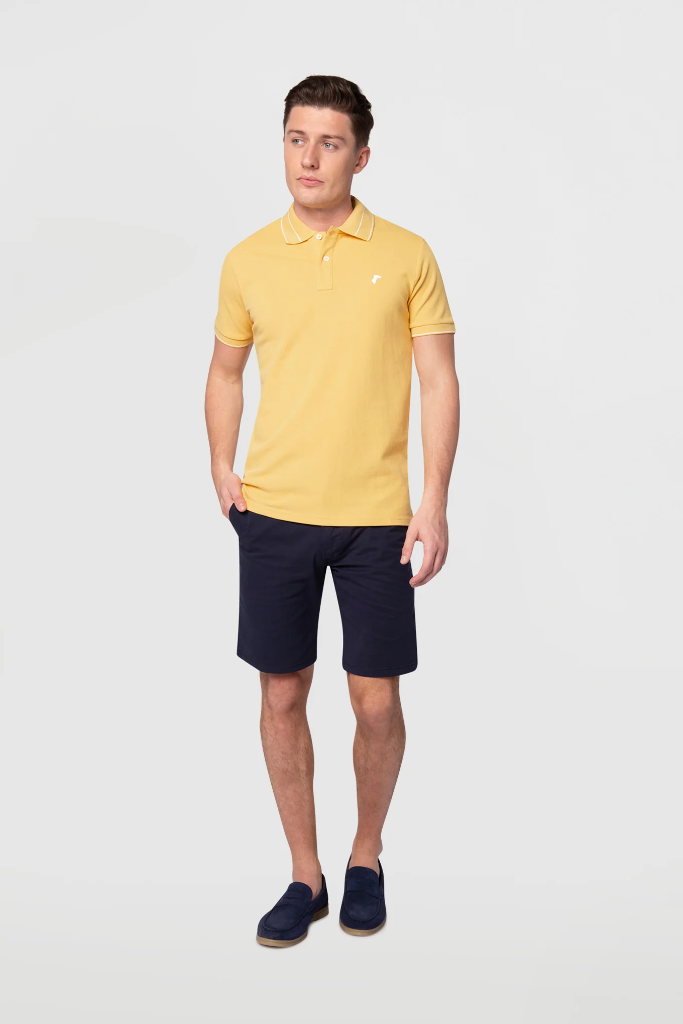 Men's Slim Fit Sports Piqué Polo - Image 30