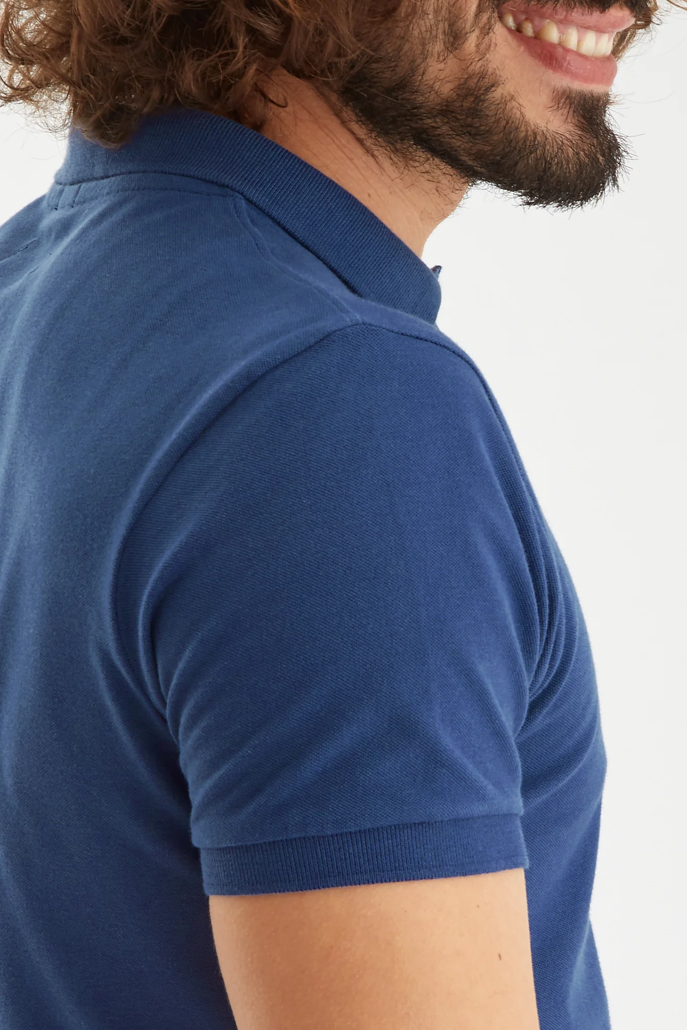 Men's Slim Fit Sports Piquet Polo Shirt - Image 5
